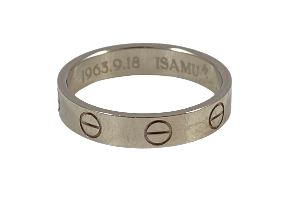 Cartier Love Ring White Gold Size 51 incl. Box