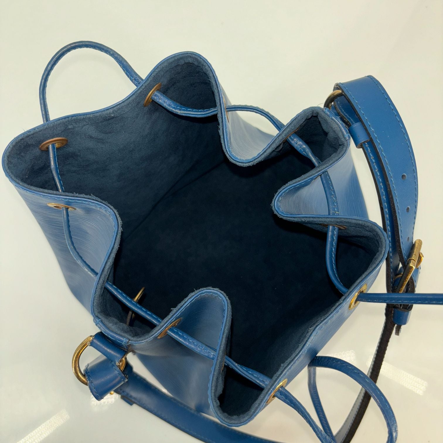 Louis Vuitton Sac Noé Petit Blue Epi Leather