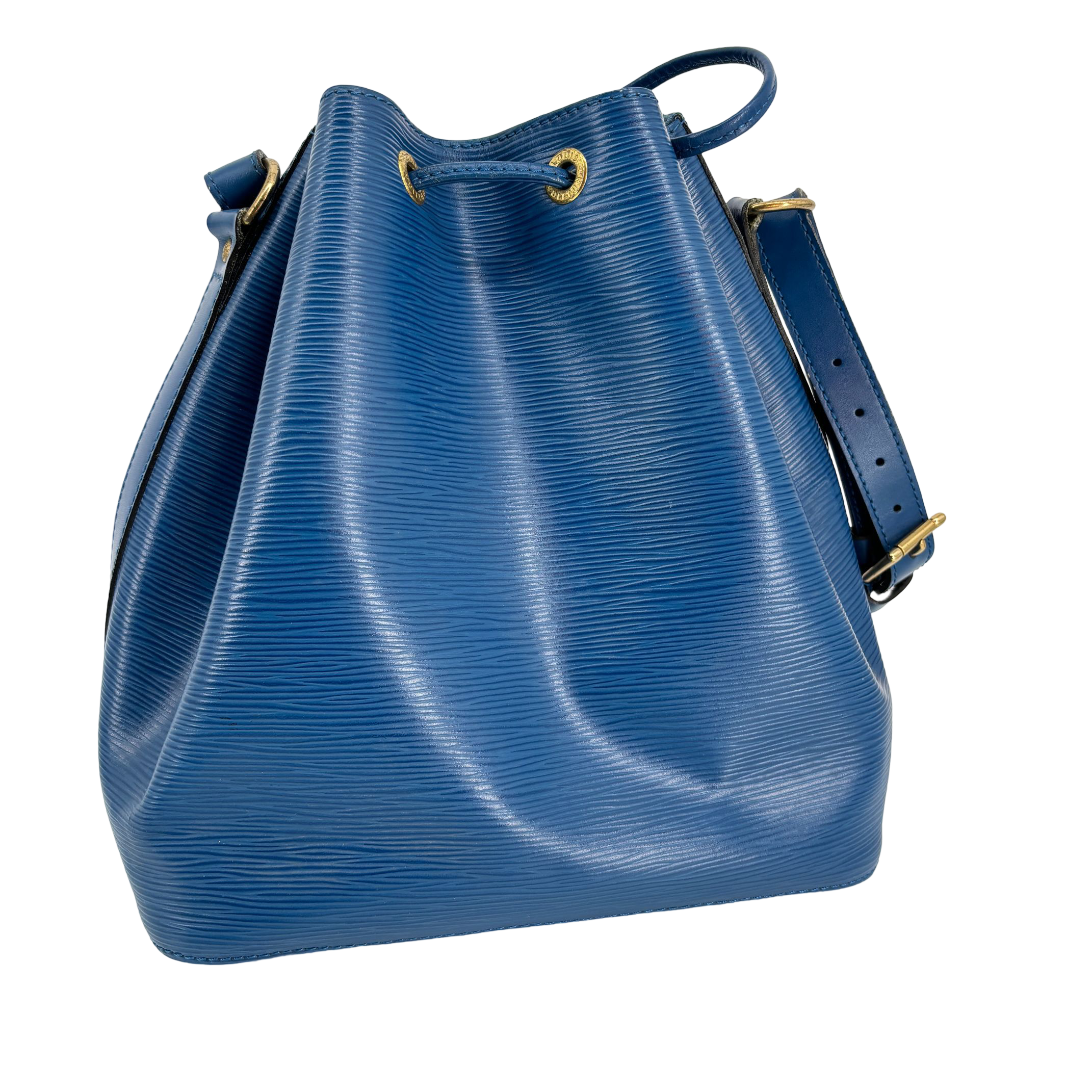 Louis Vuitton Sac Noé Petit Blue Epi Leather