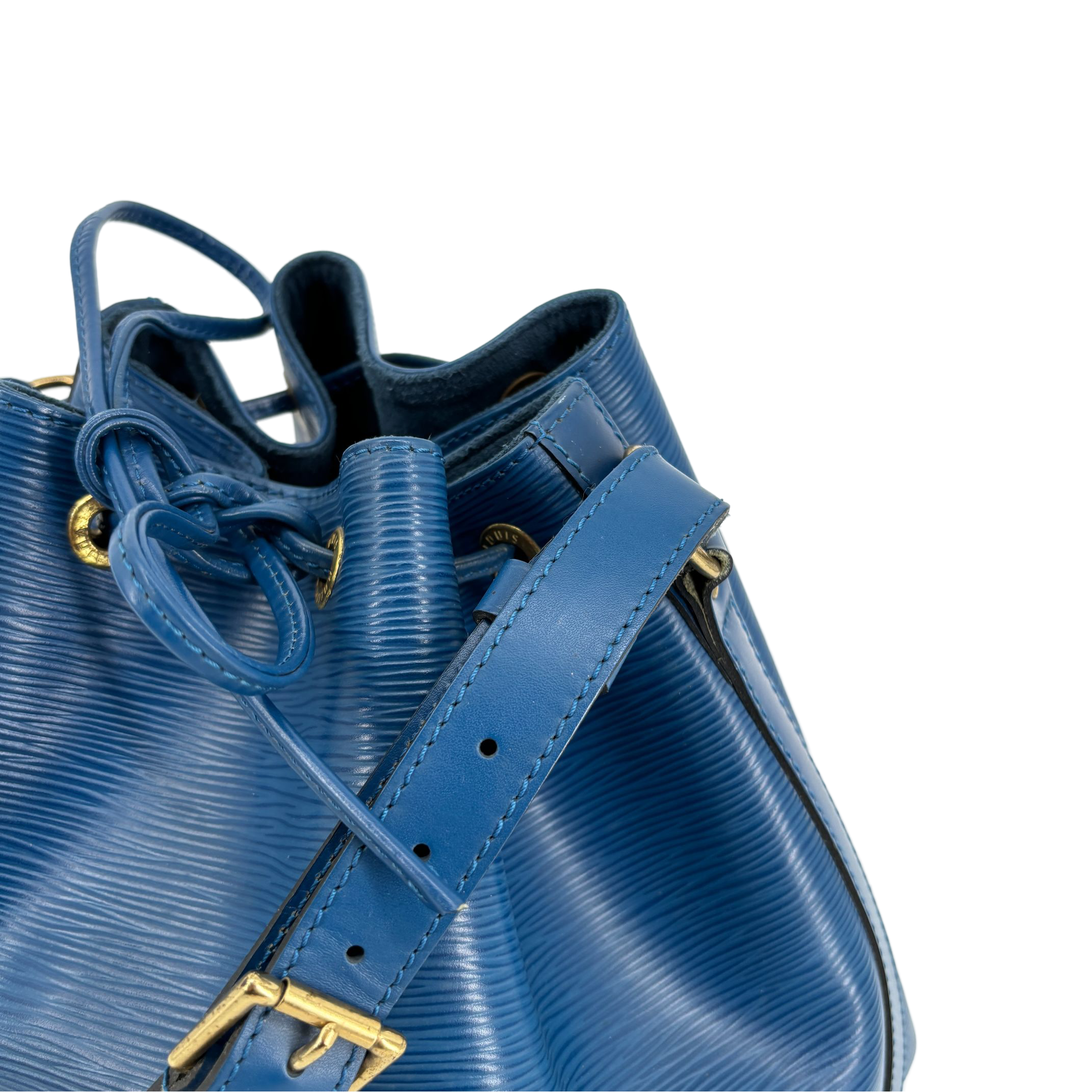 Louis Vuitton Sac Noé Petit Blue Epi Leather