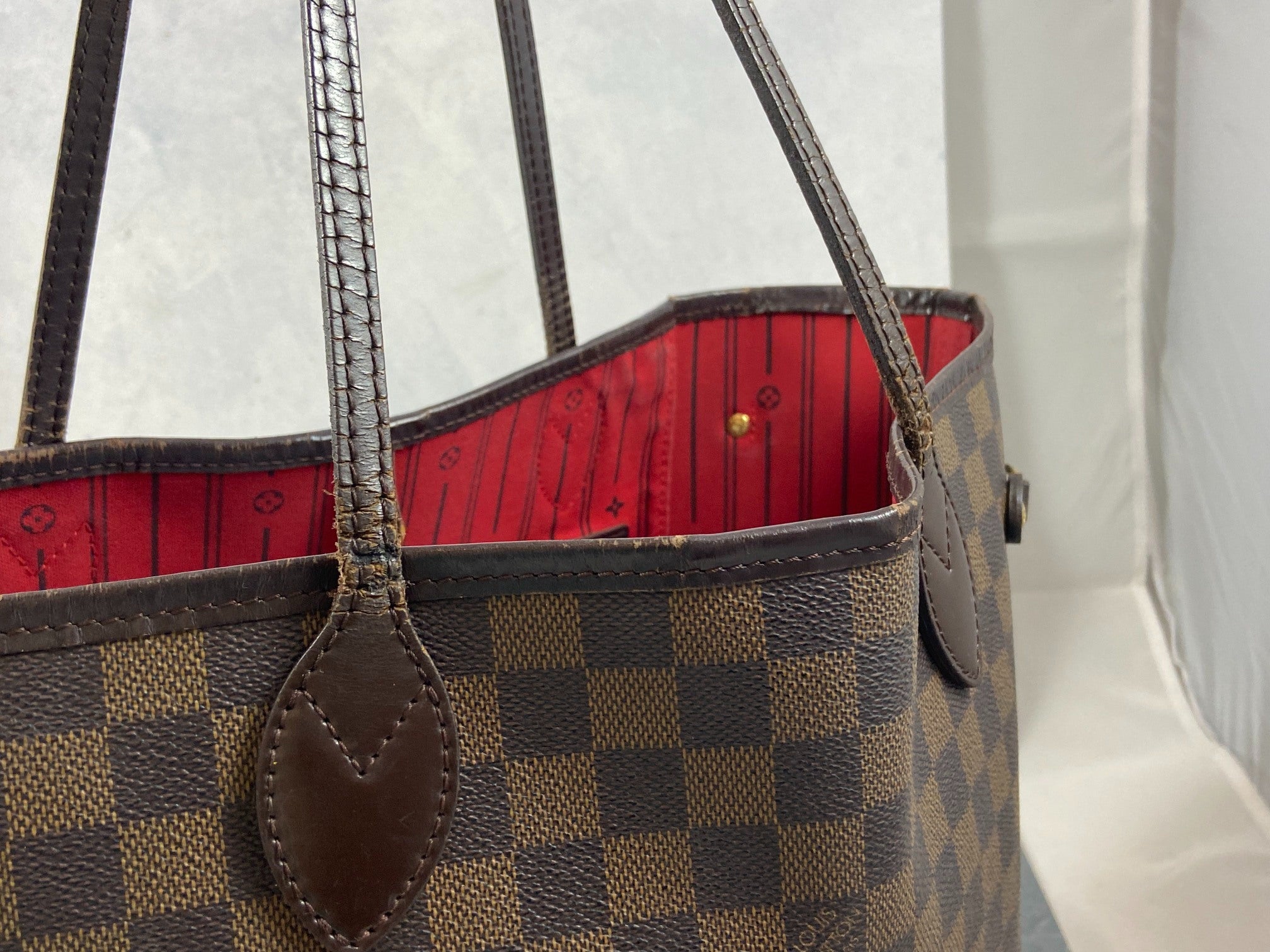 Louis Vuitton Neverfull MM Damier Ebene Canvas