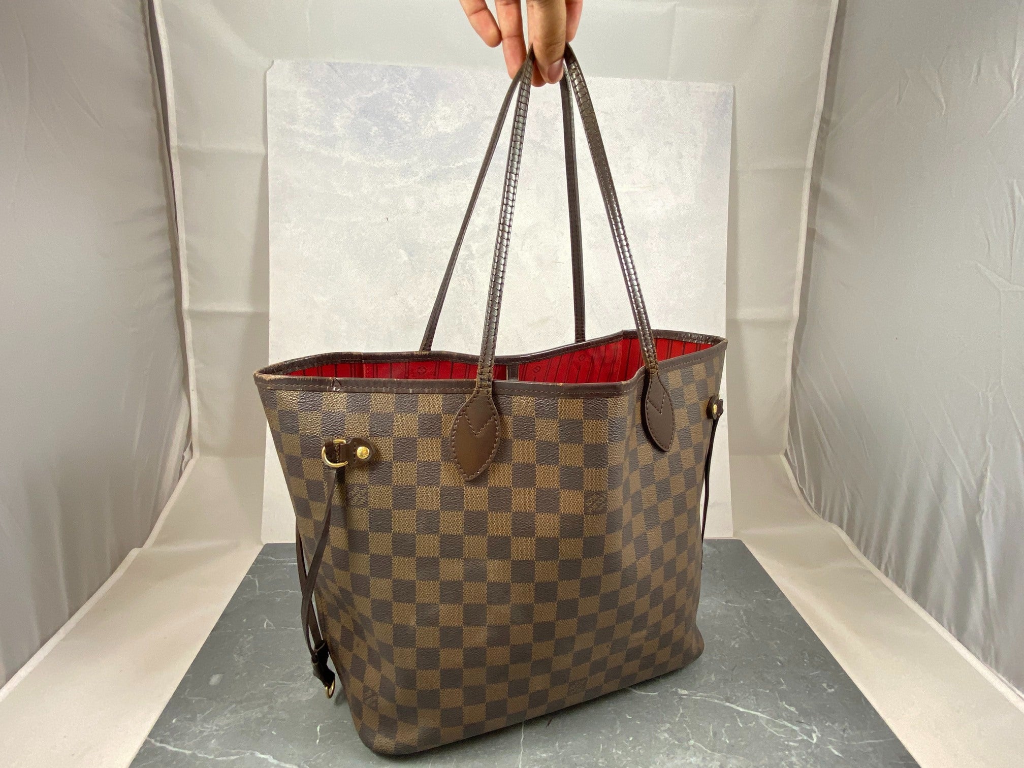 Louis Vuitton Neverfull MM Damier Ebene Canvas