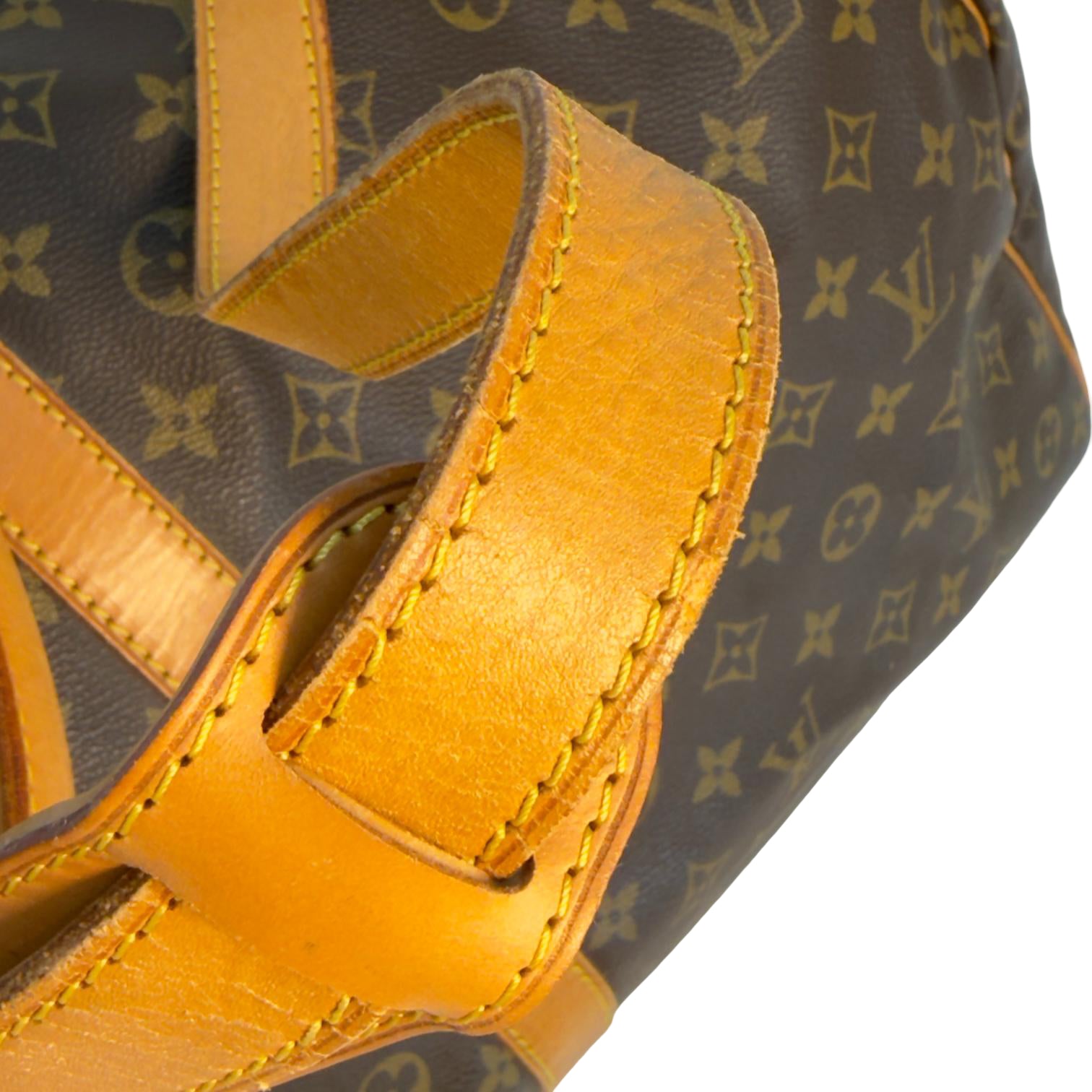 Louis Vuitton Keepall 60 Bandoulière Braun Monogram Canvas