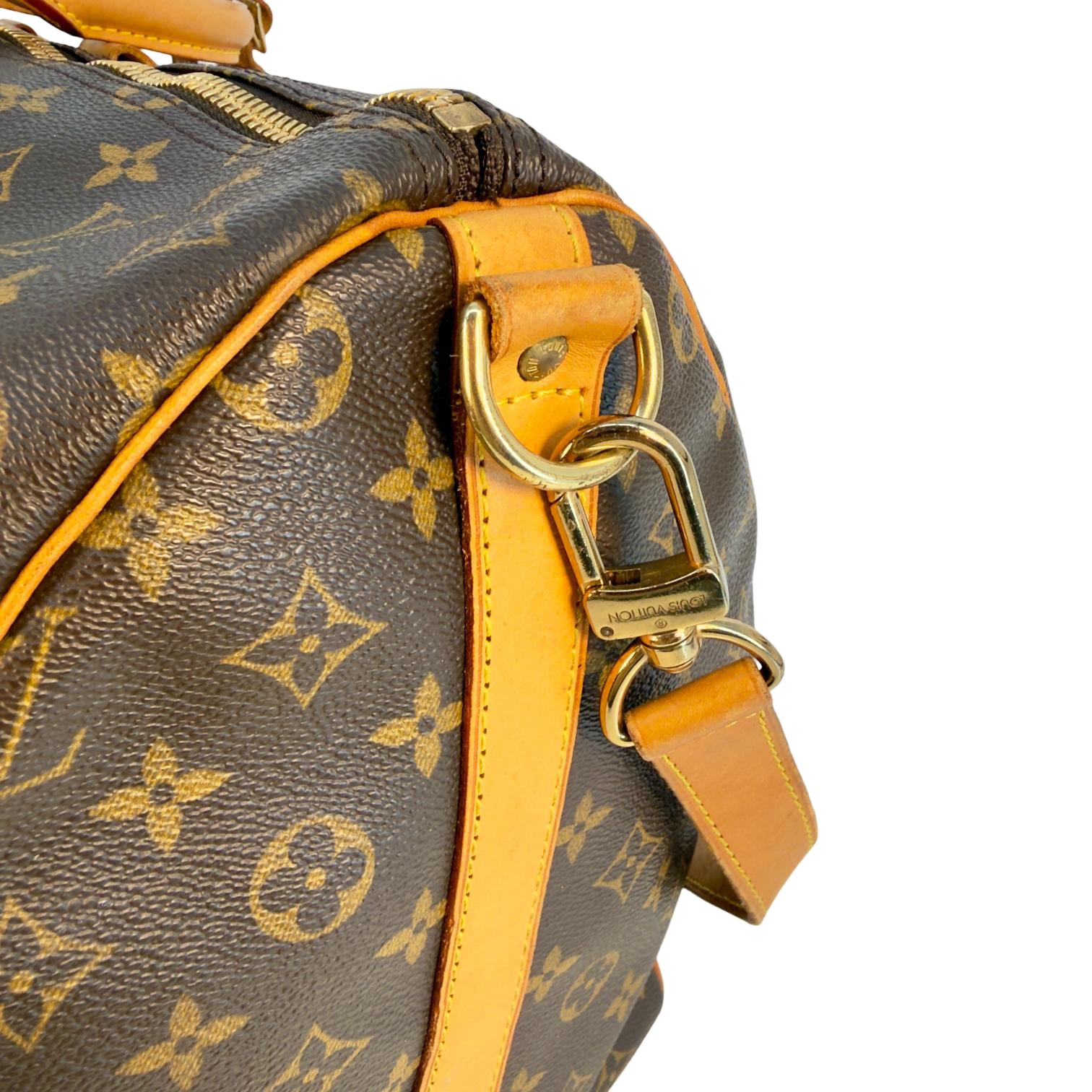 Louis Vuitton Keepall 50 Bandoulière Braun Monogram Canvas