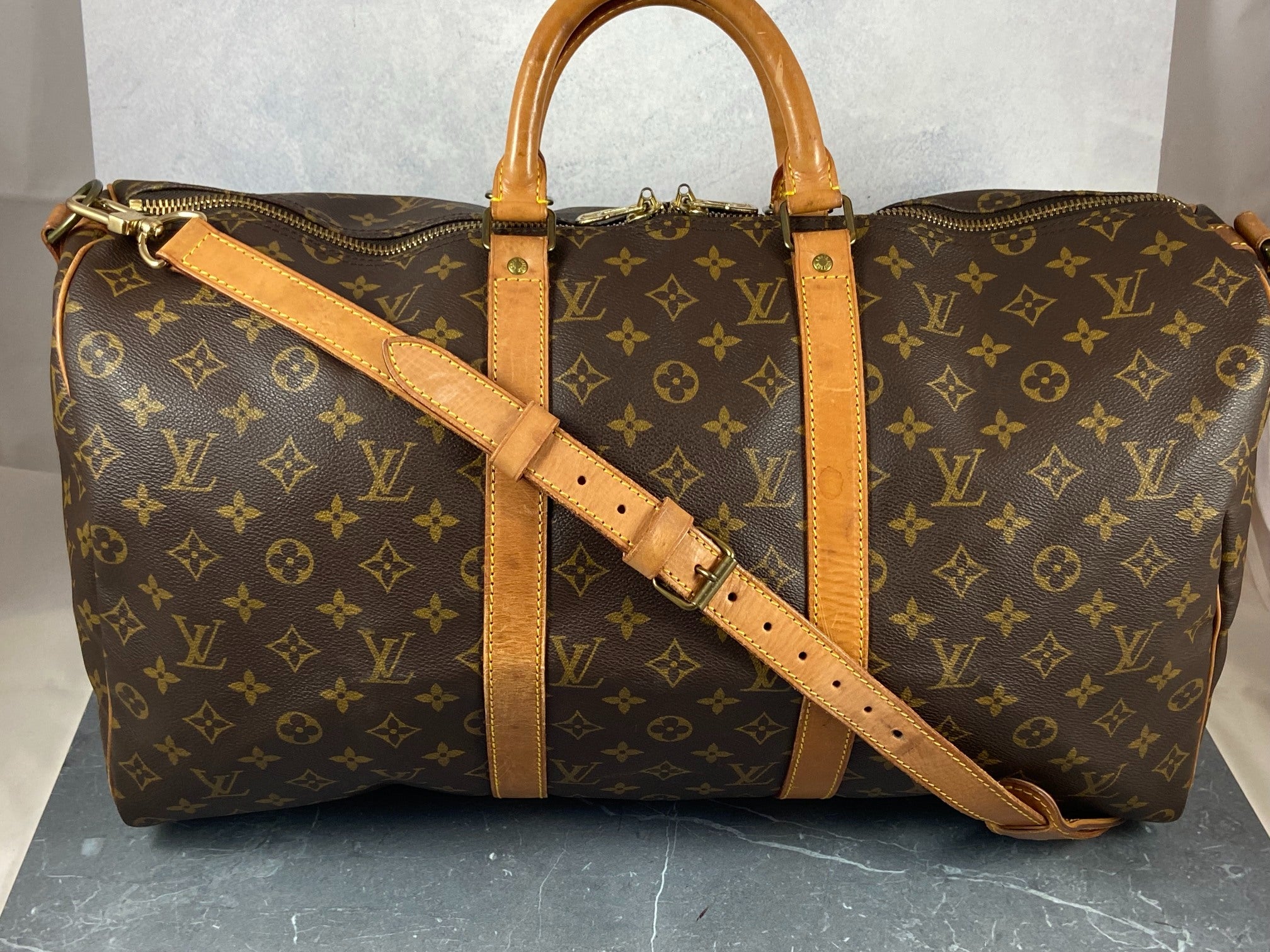 Louis Vuitton Keepall 50 Bandoulière Monogram Canvas
