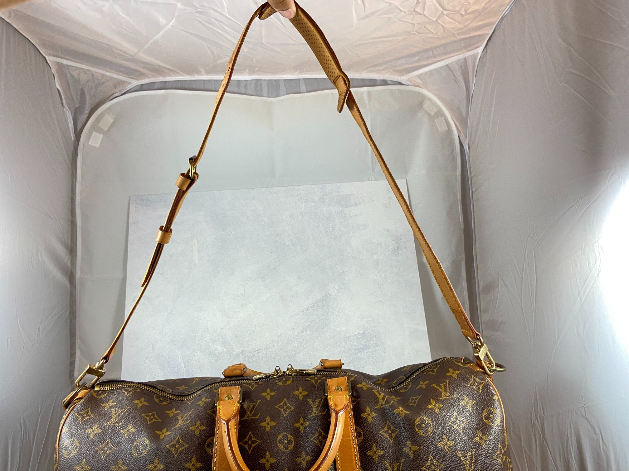 Louis Vuitton Keepall 50 Bandoulière Monogram Canvas