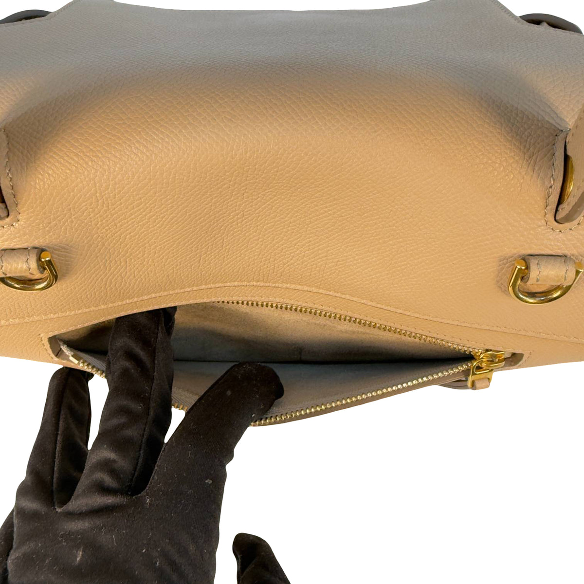 Celine Belt Bag Beige Calfskin