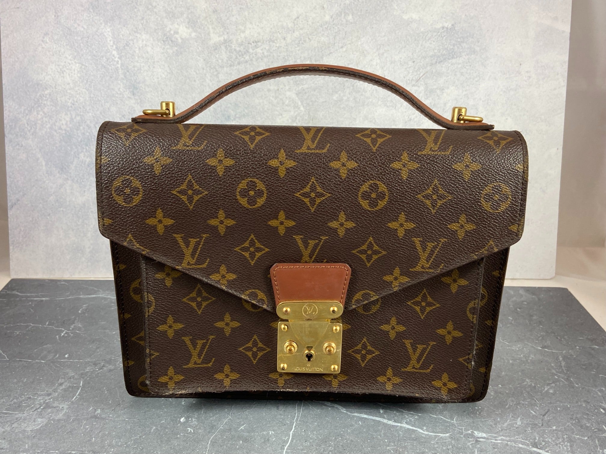 Louis Vuitton Monceau 28 Monogram Canvas