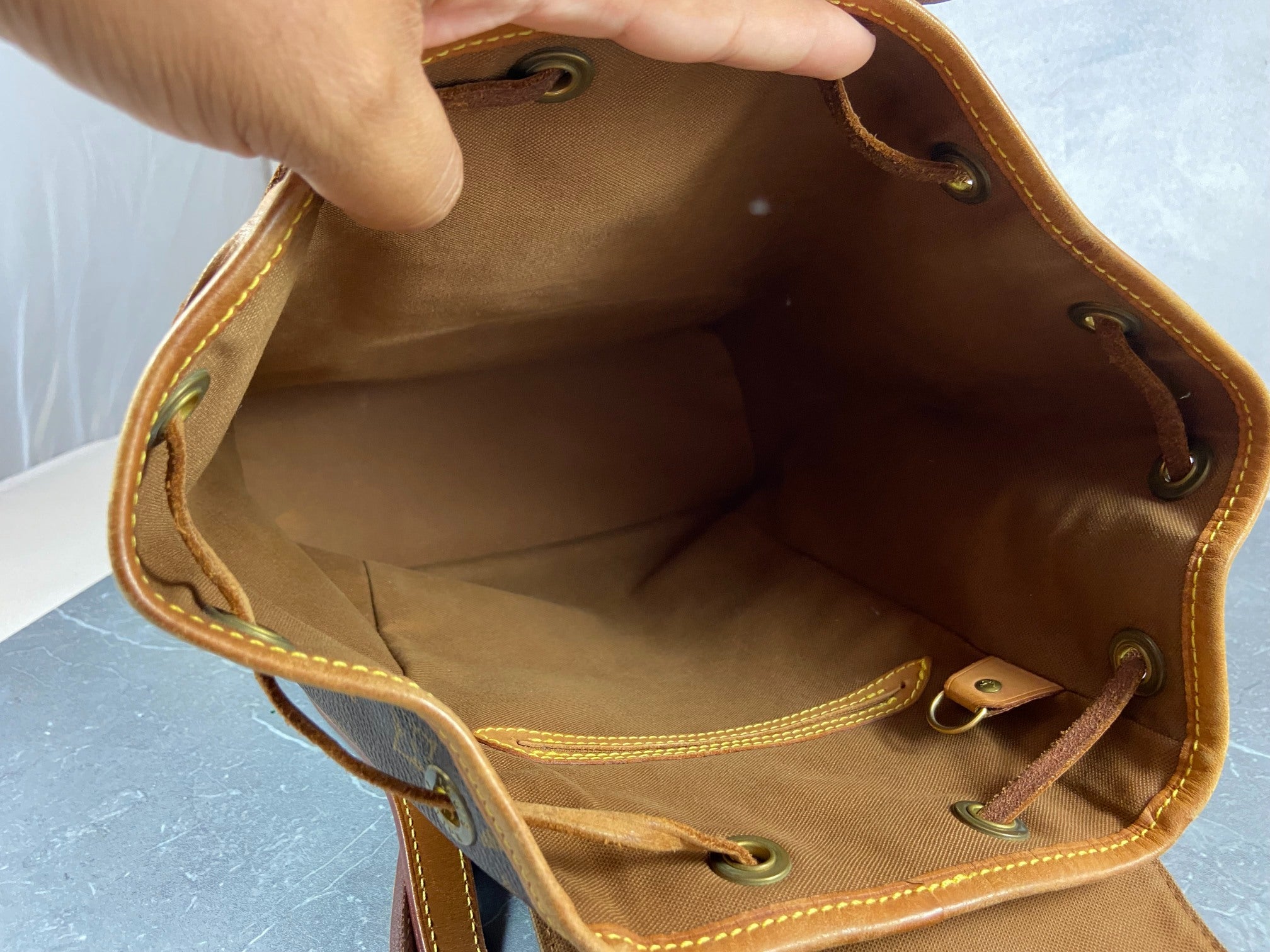 Louis Vuitton Montsouris MM Backpack Monogram Canvas