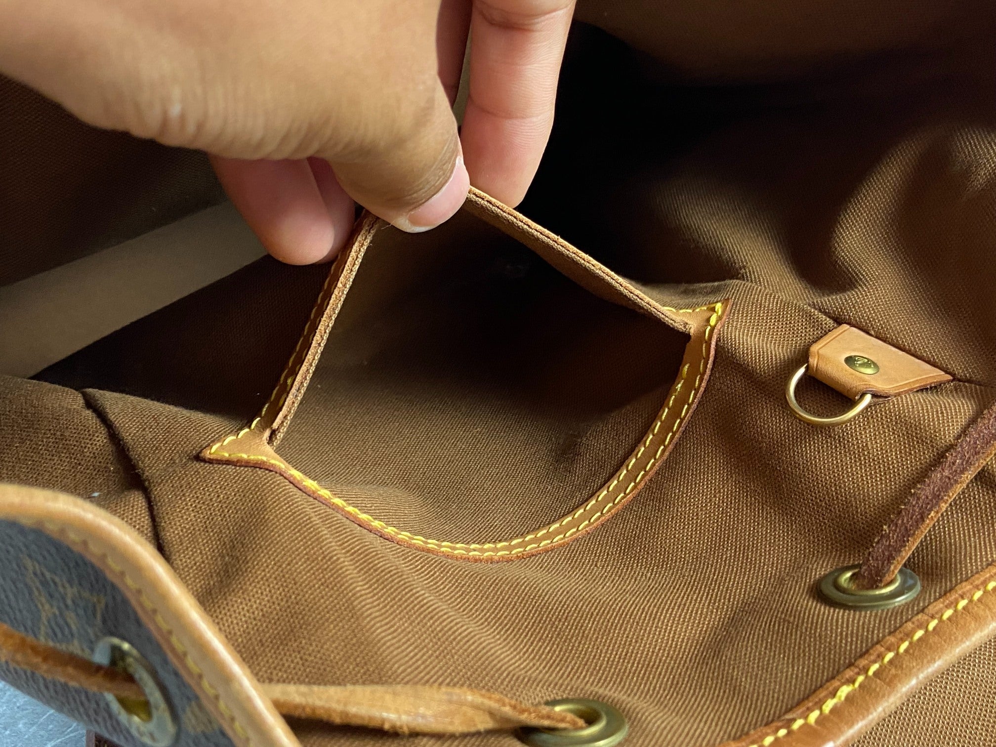 Louis Vuitton Montsouris MM Backpack Monogram Canvas