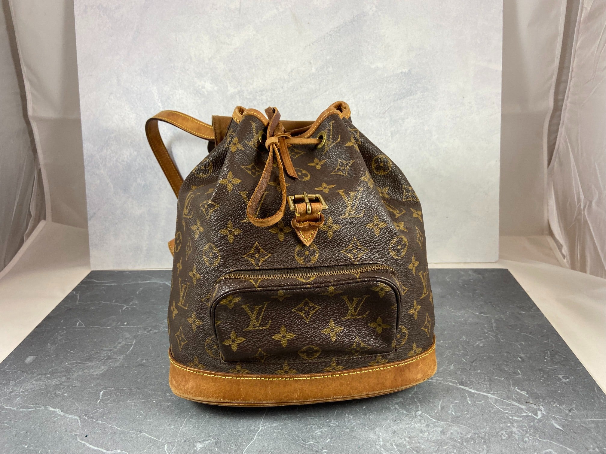 Louis Vuitton Montsouris MM Backpack Monogram Canvas
