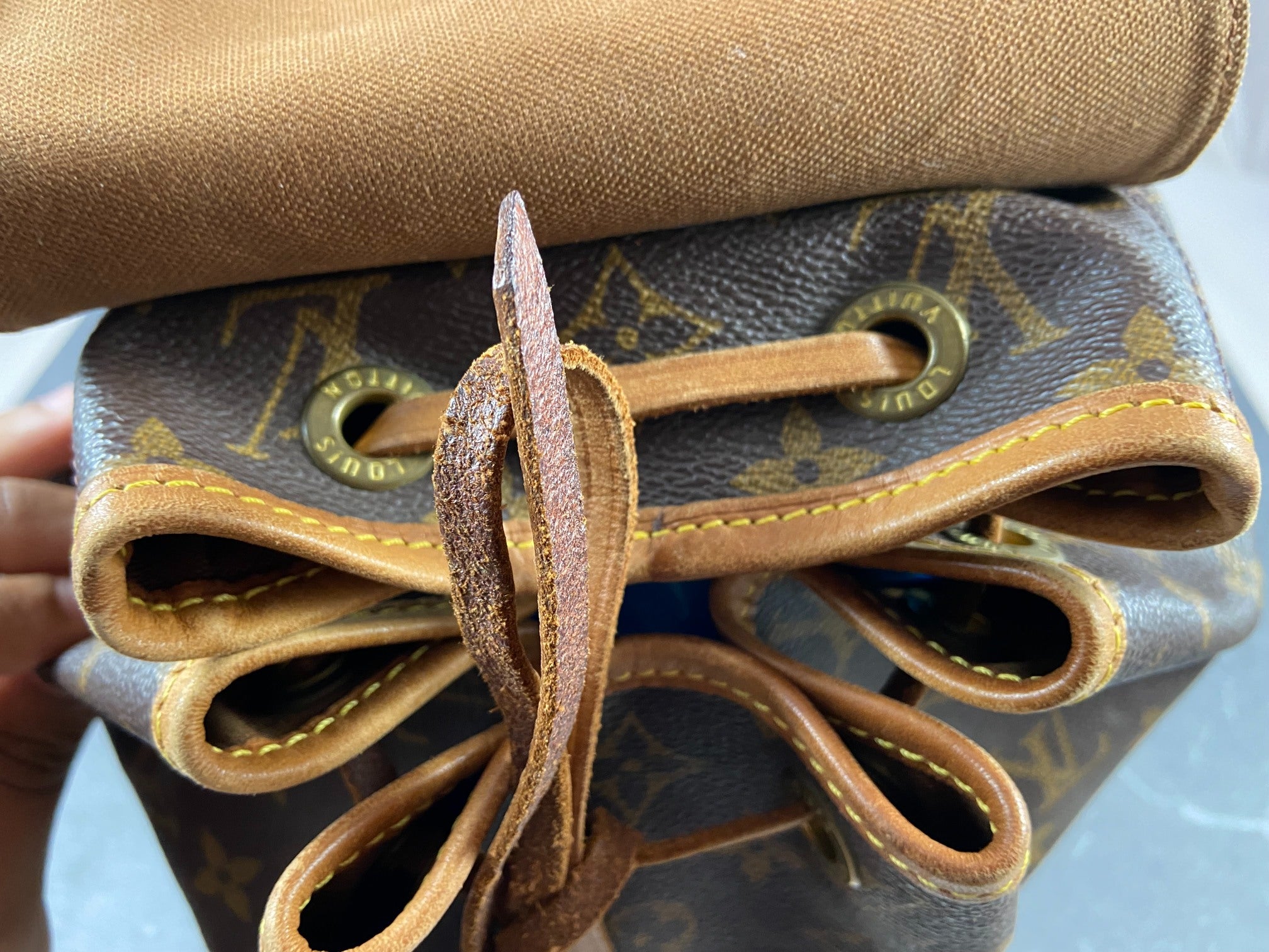 Louis Vuitton Montsouris MM Backpack Monogram Canvas