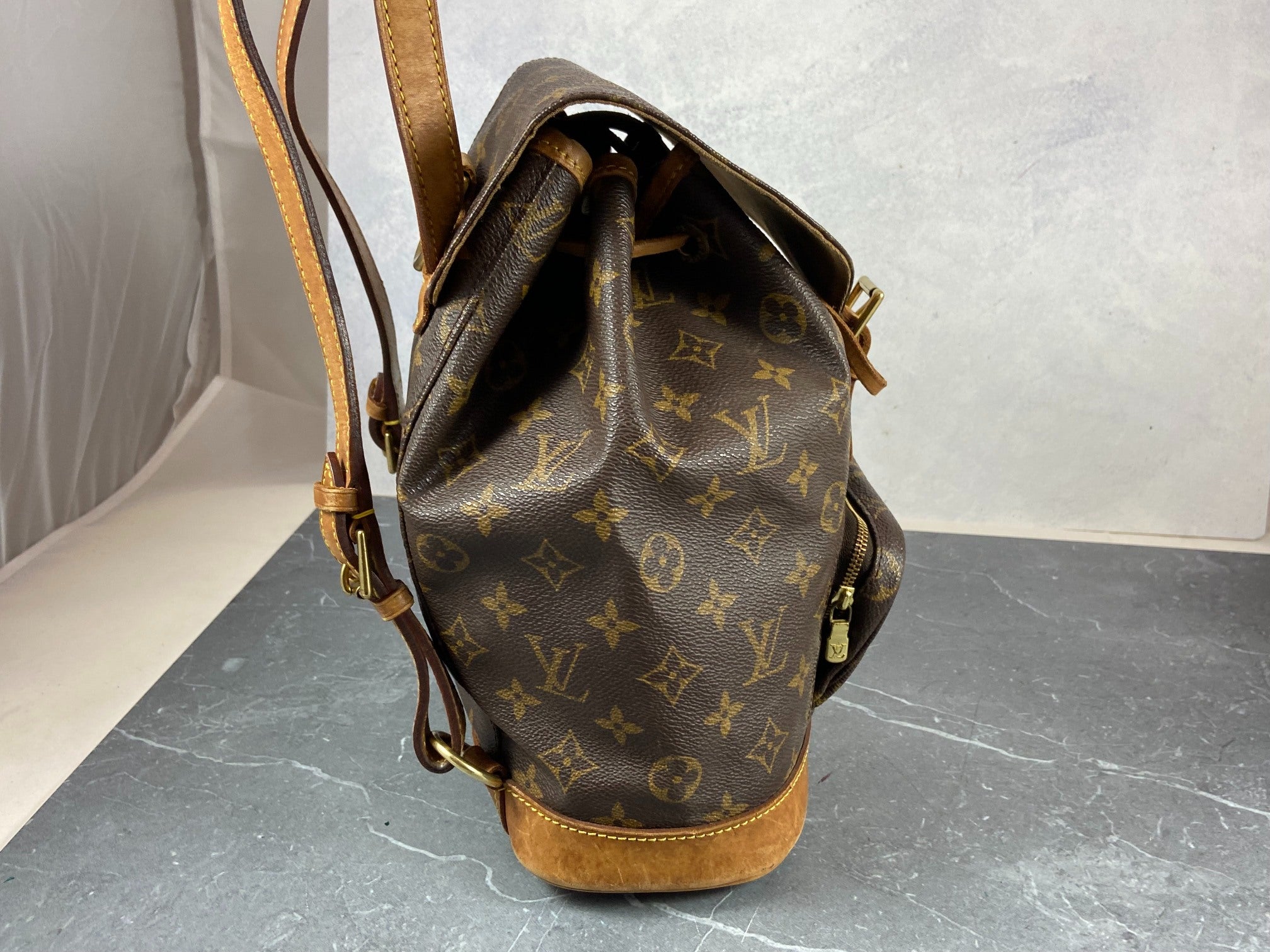 Louis Vuitton Montsouris MM Backpack Monogram Canvas