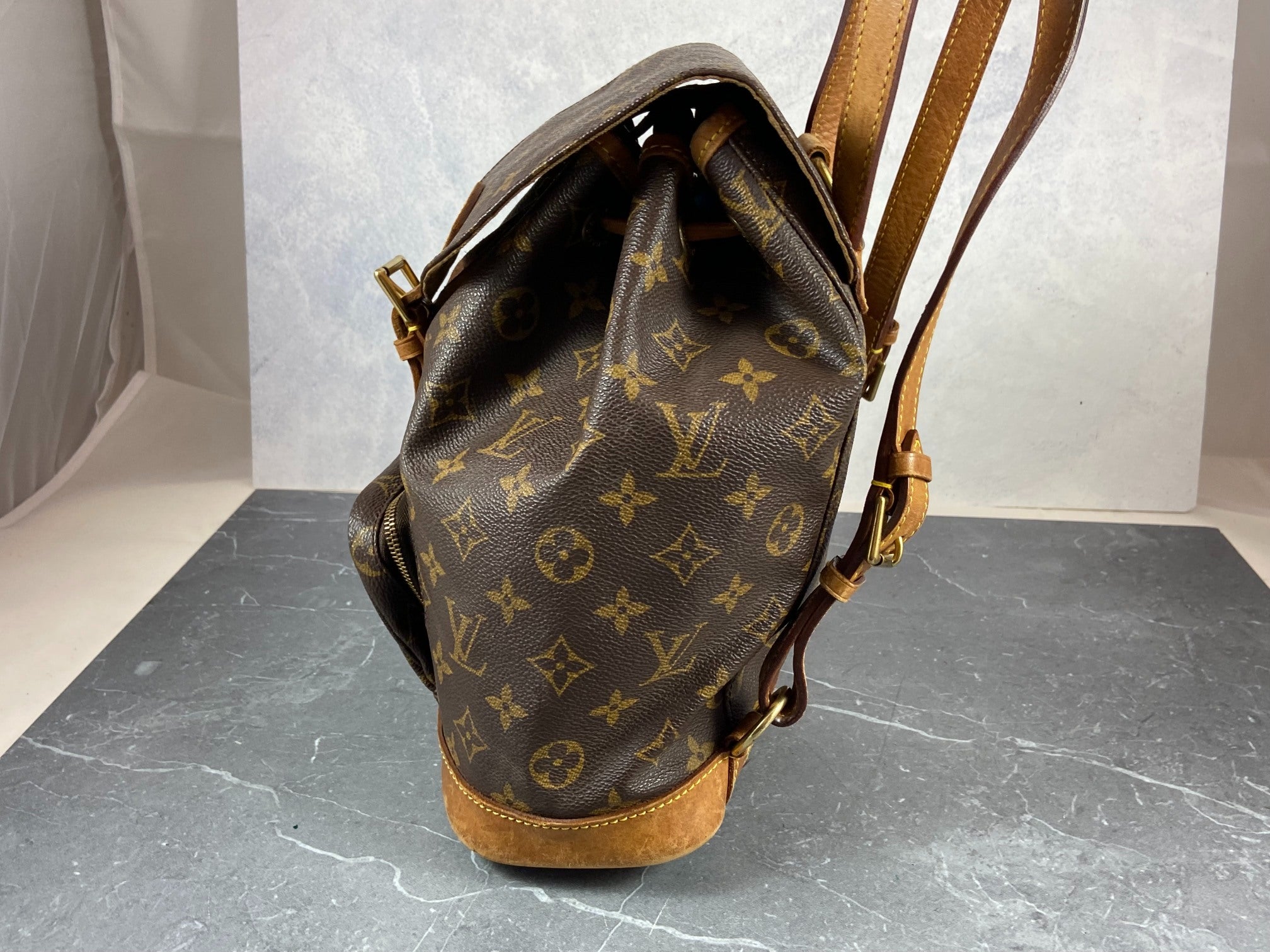 Louis Vuitton Montsouris MM Backpack Monogram Canvas