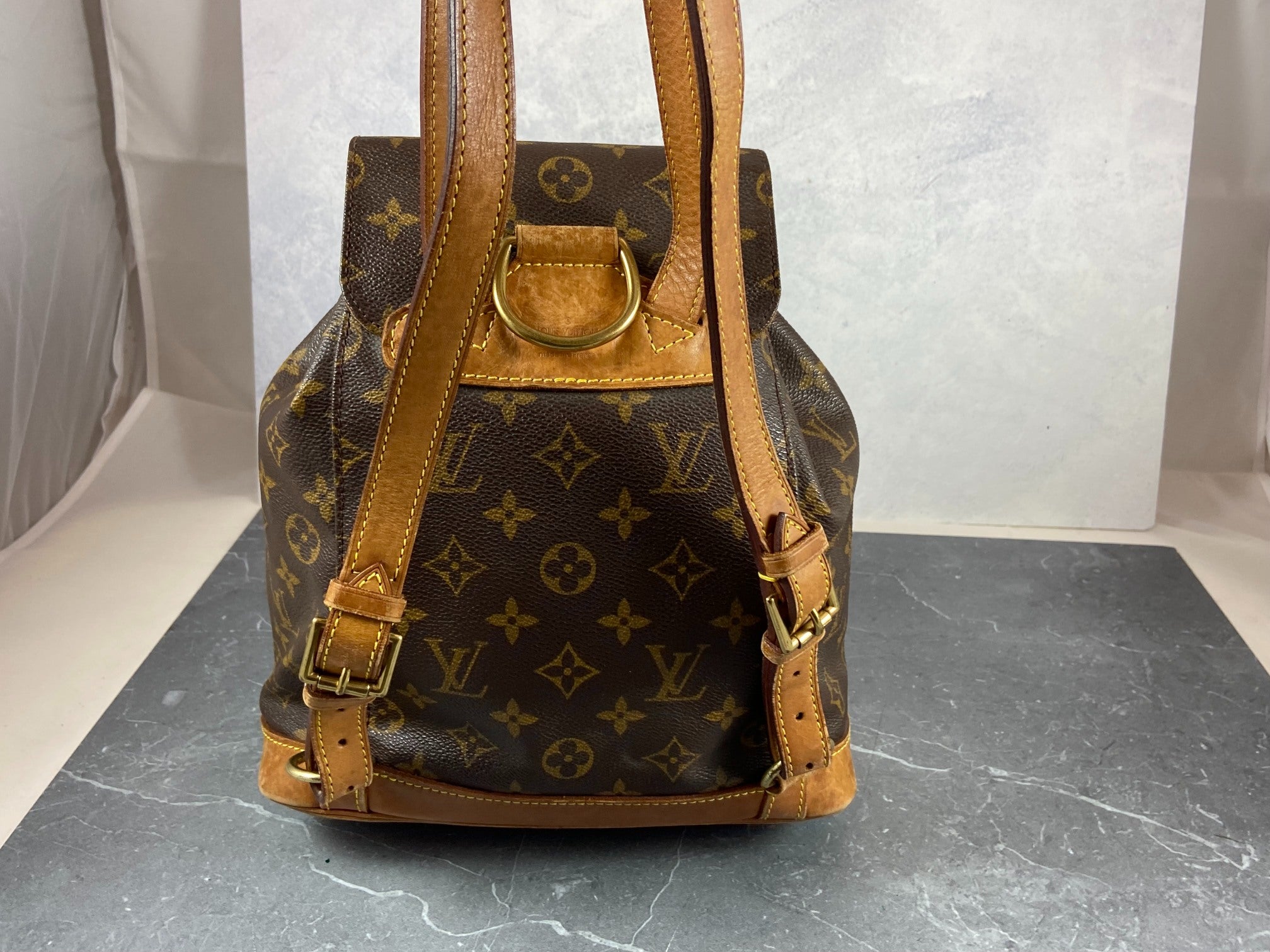 Louis Vuitton Montsouris MM Backpack Monogram Canvas