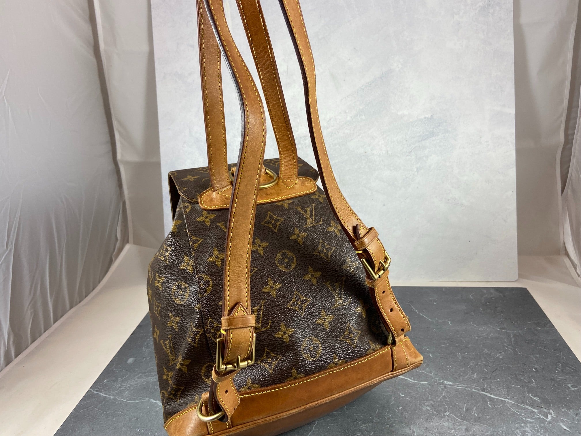 Louis Vuitton Montsouris MM Backpack Monogram Canvas