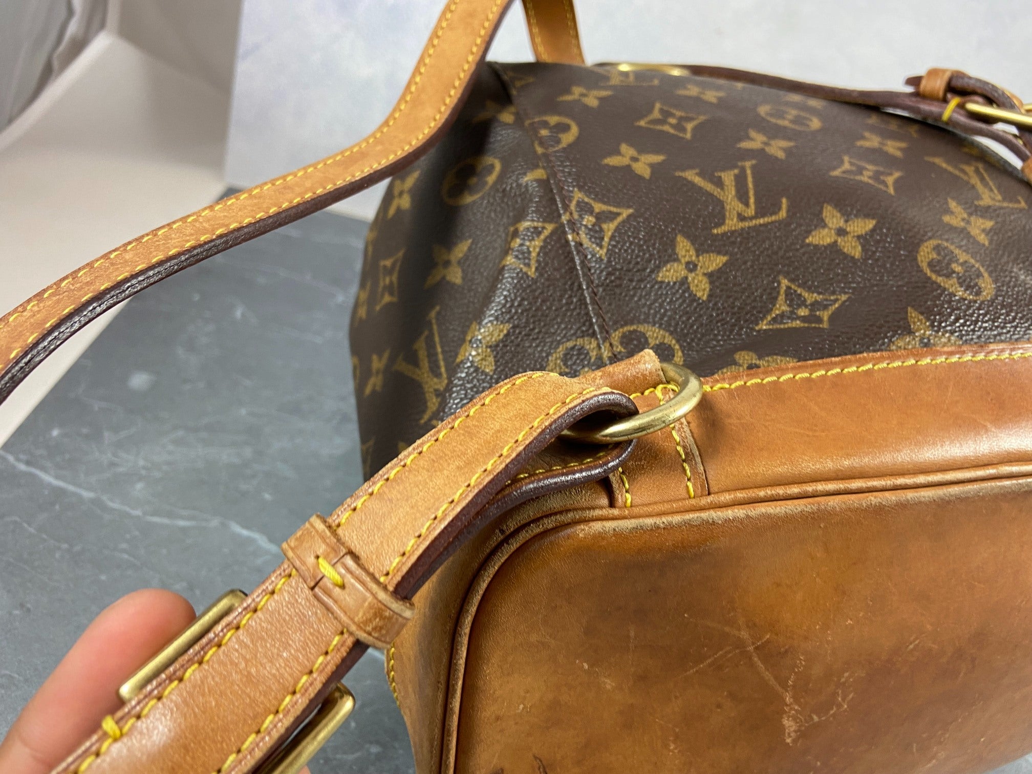 Louis Vuitton Montsouris MM Backpack Monogram Canvas