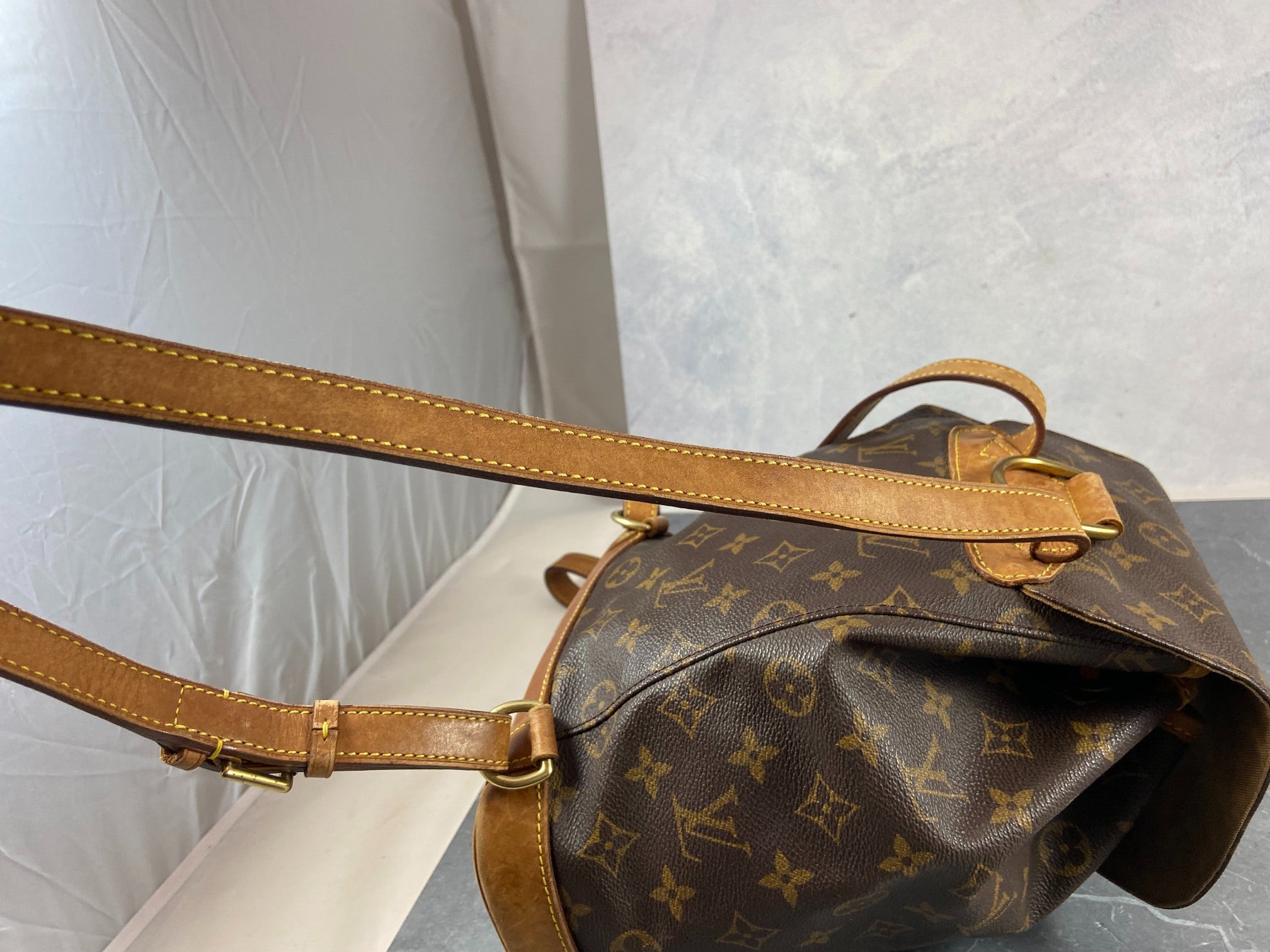 Louis Vuitton Montsouris MM Backpack Monogram Canvas