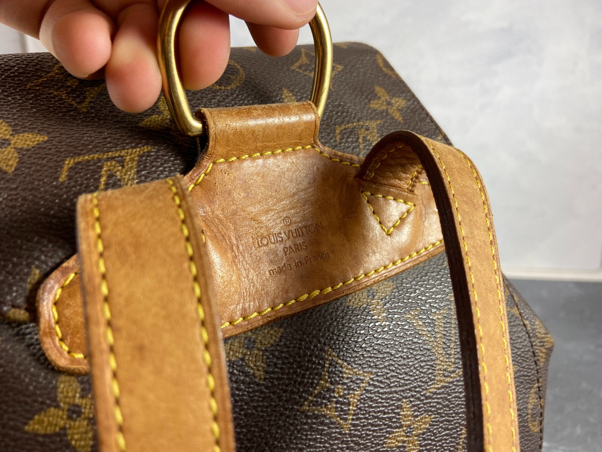 Louis Vuitton Montsouris MM Backpack Monogram Canvas