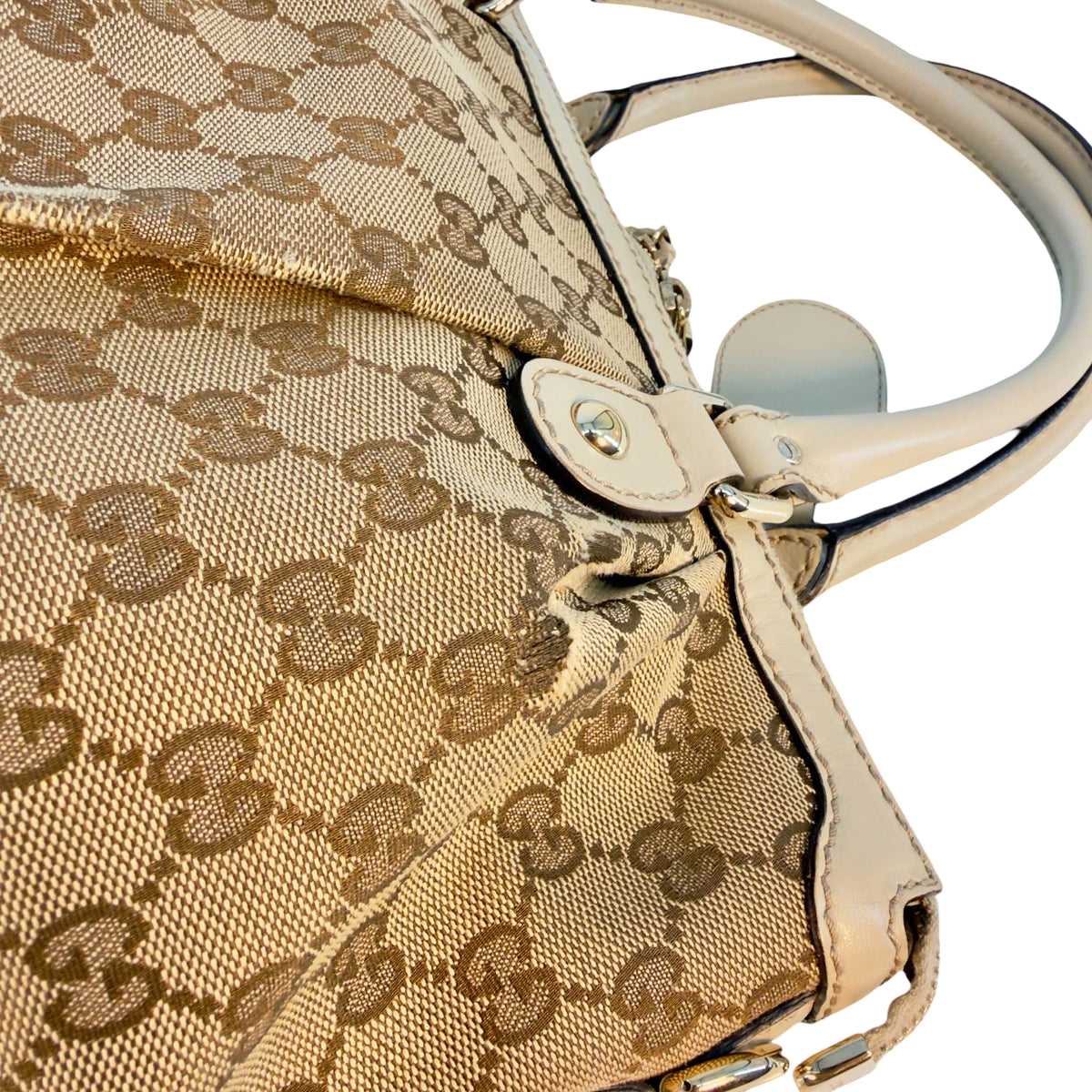 Gucci Sukey Handbag Braun GG Canvas