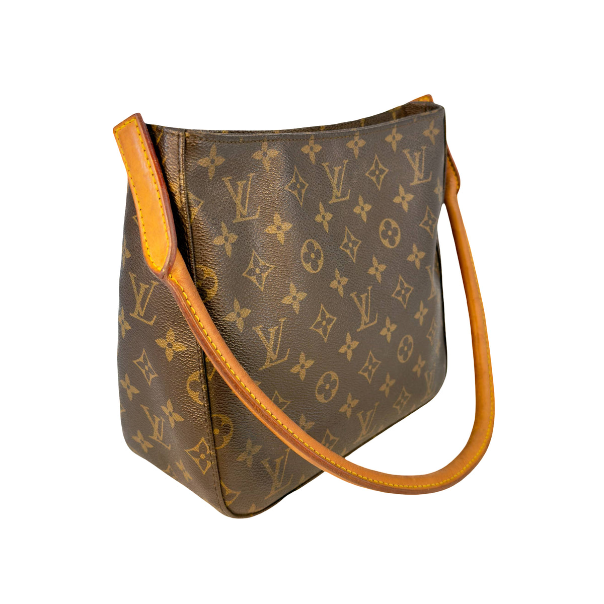 Louis Vuitton Looping MM Braun Monogram Canvas