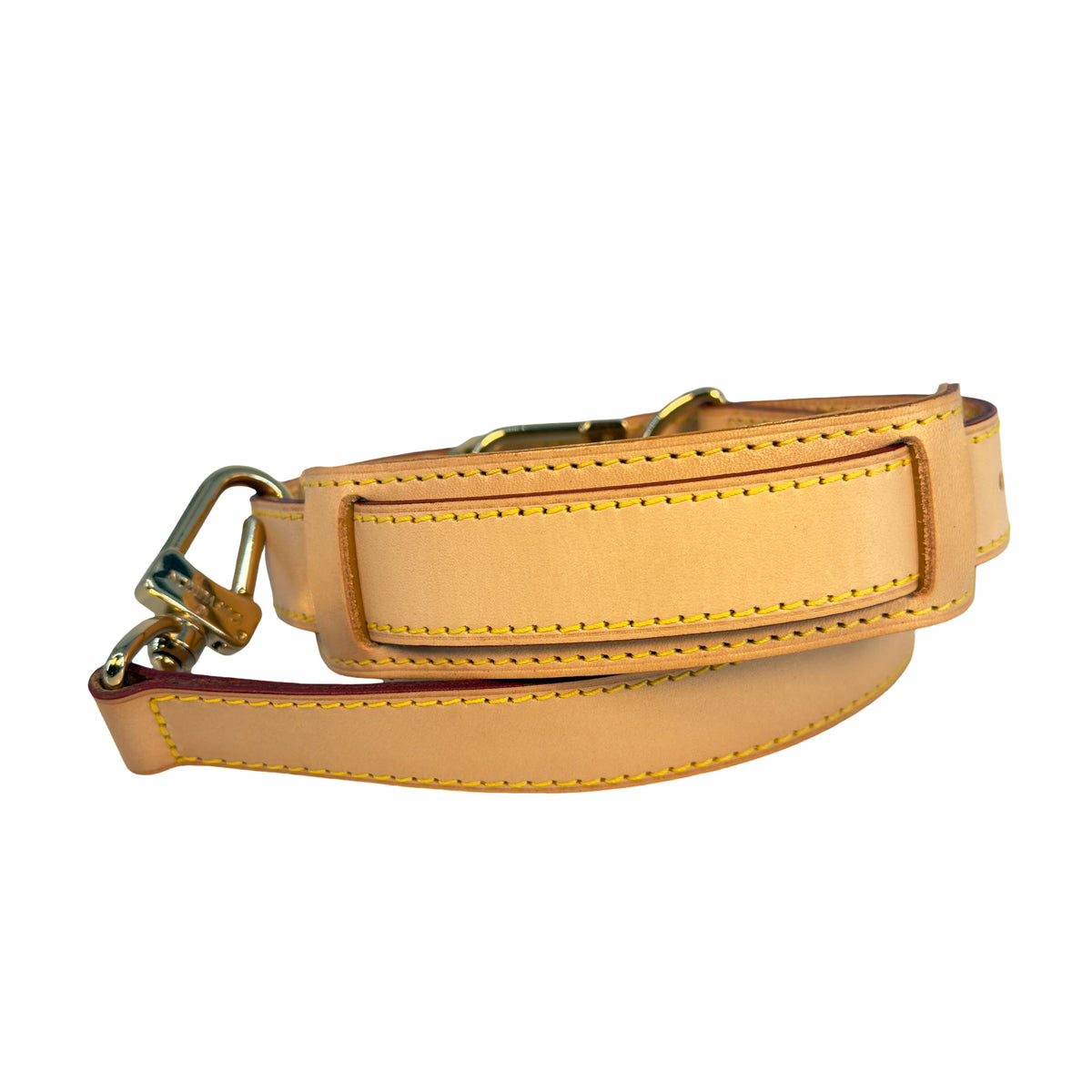 Louis Vuitton Keepall Strap Schulterband Braun Vachetta Leder