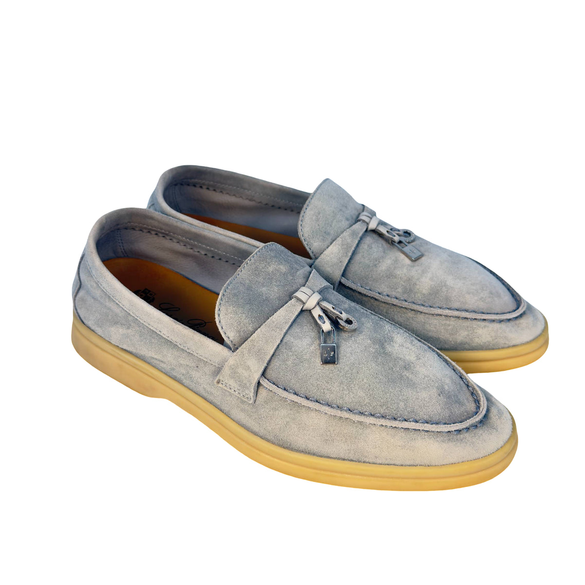 Loro Piana Summer Charm Walk Hellblau Suede