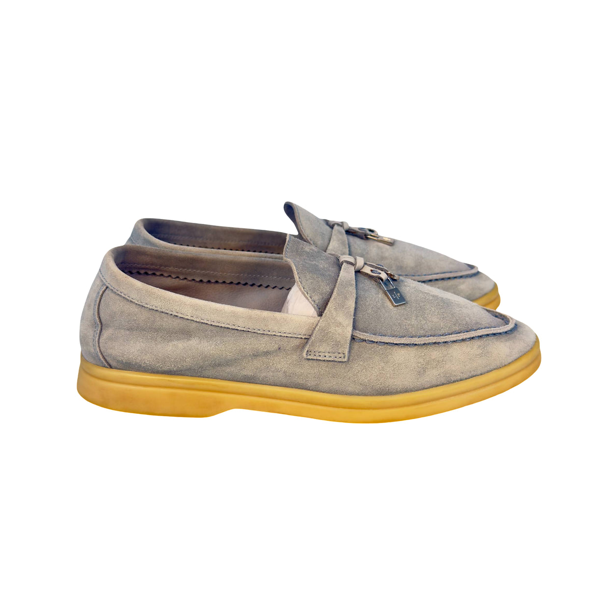 Loro Piana Summer Charm Walk Hellblau Suede