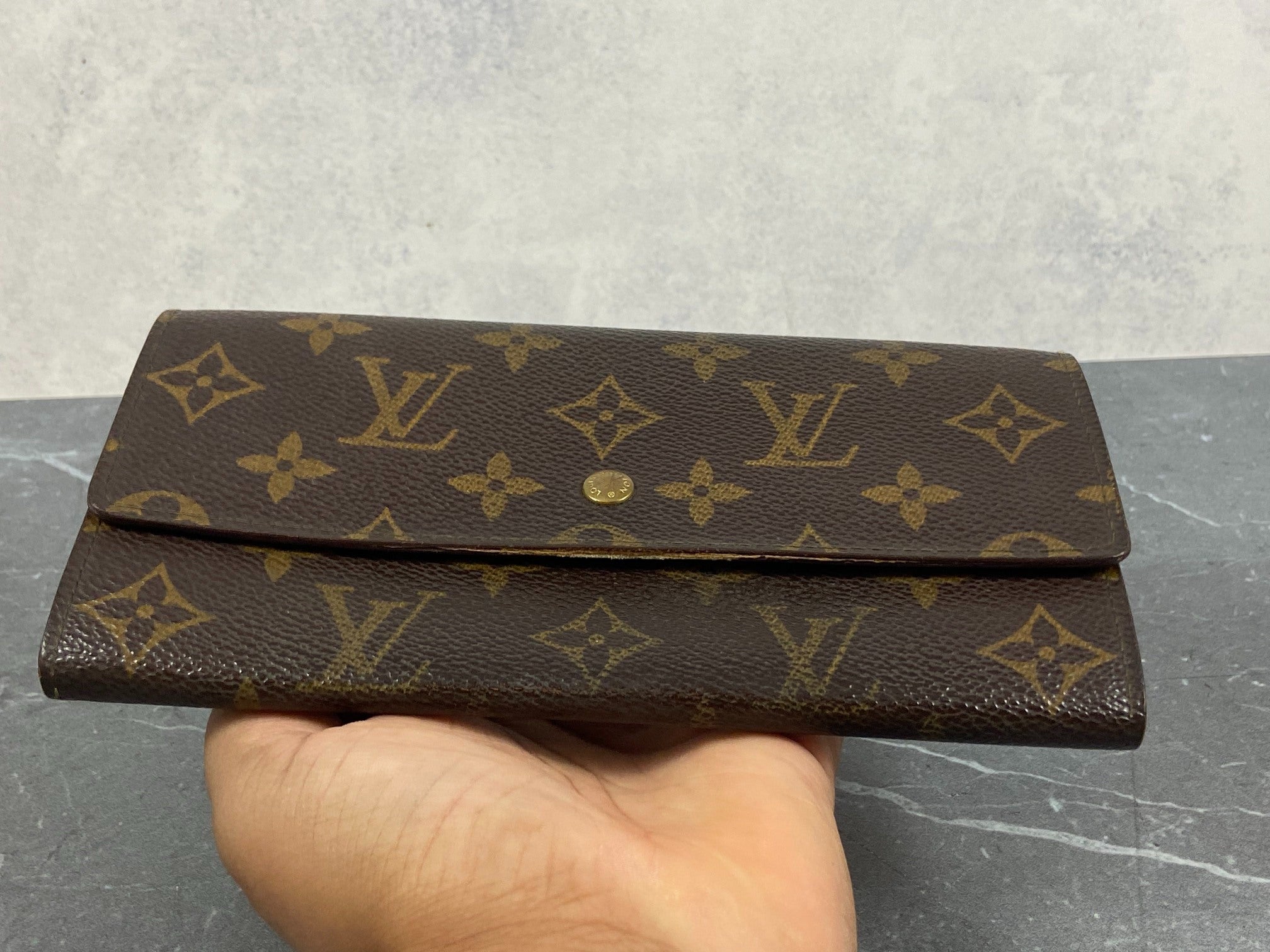 Louis Vuitton Sarah Wallet Monogram Canvas