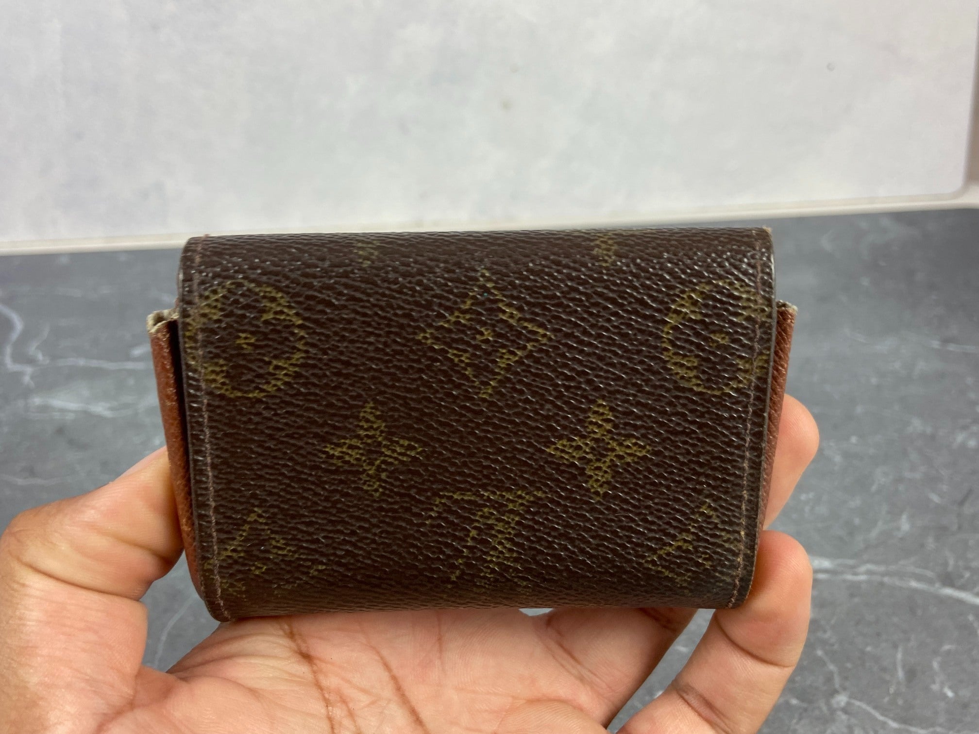 Louis Vuitton Small Wallet / Card Case Monogram Canvas