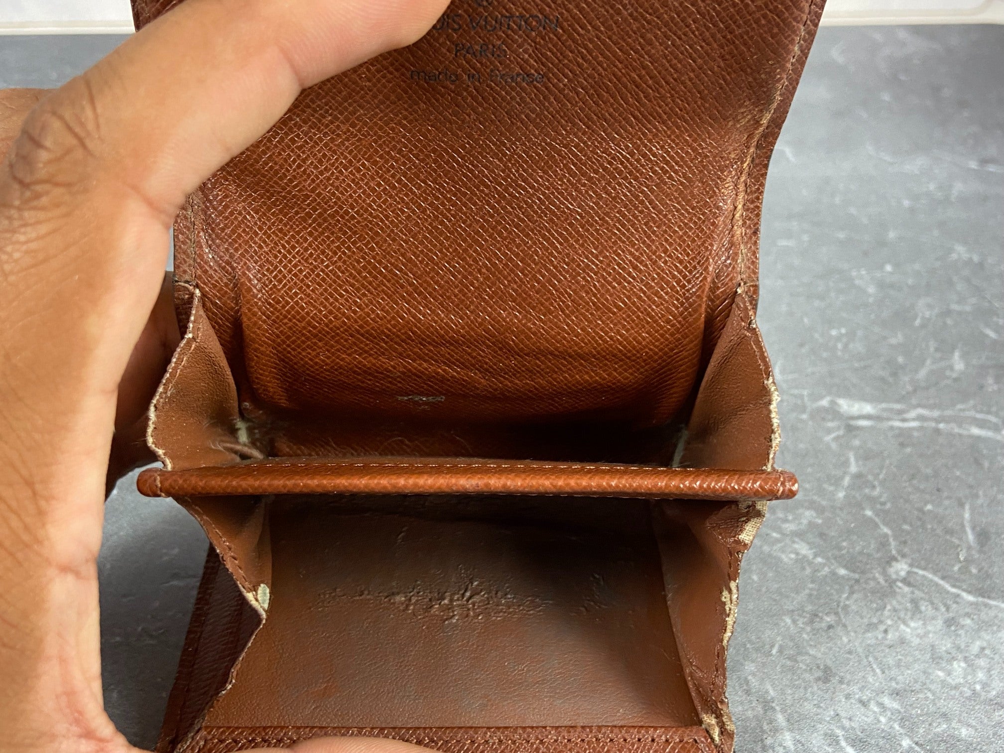 Louis Vuitton Small Wallet / Card Case Monogram Canvas