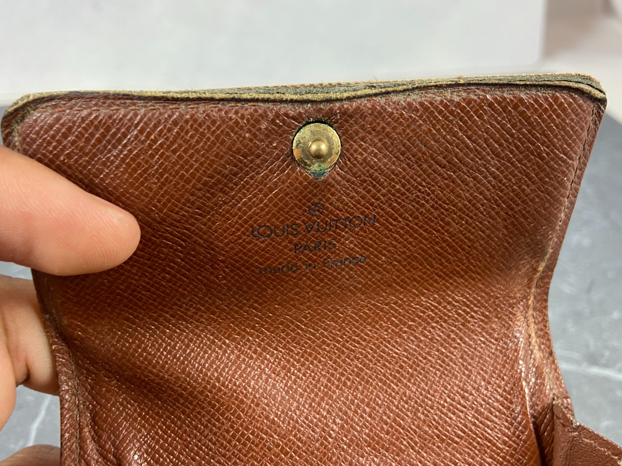 Louis Vuitton Small Wallet / Card Case Monogram Canvas