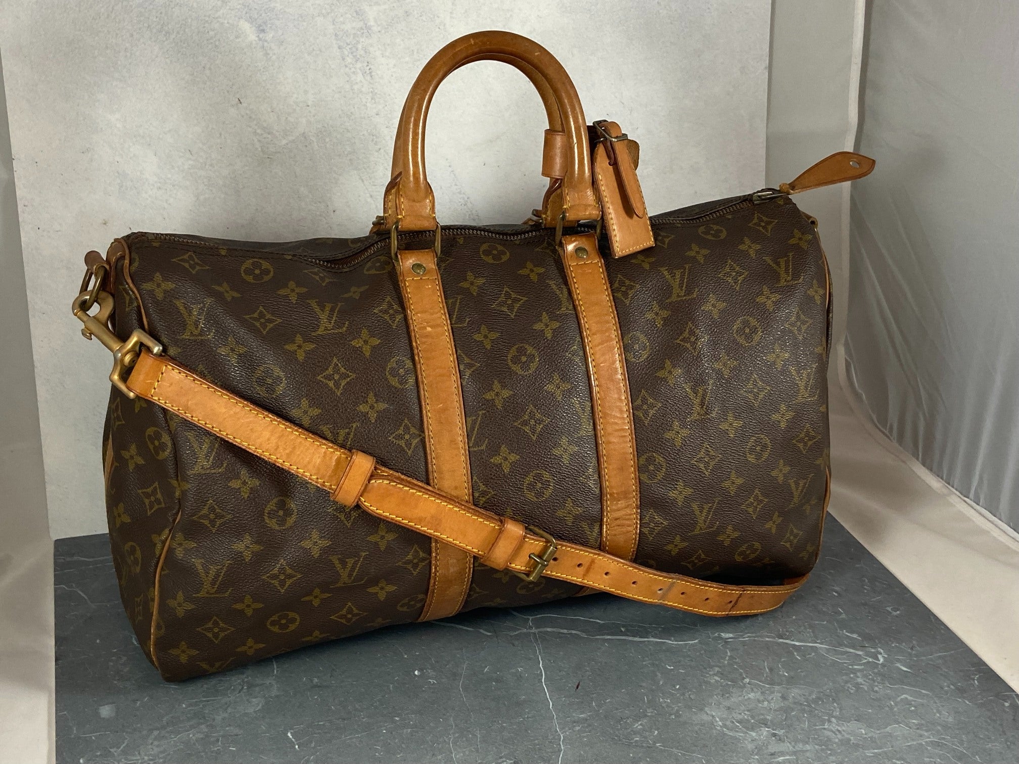 Louis Vuitton Keepall 45 Bandoulière Monogram Canvas