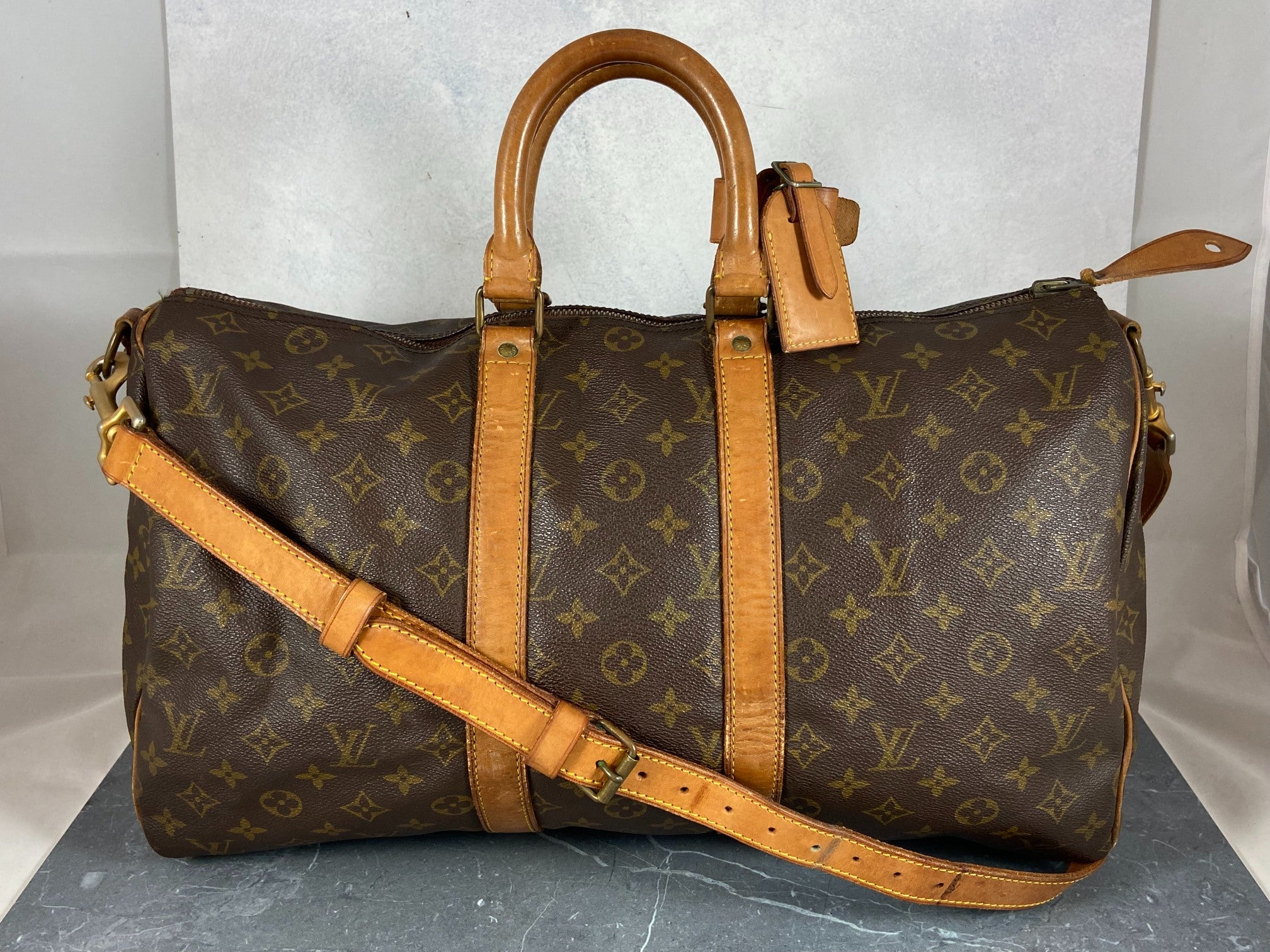 Louis Vuitton Keepall 45 Bandoulière Monogram Canvas
