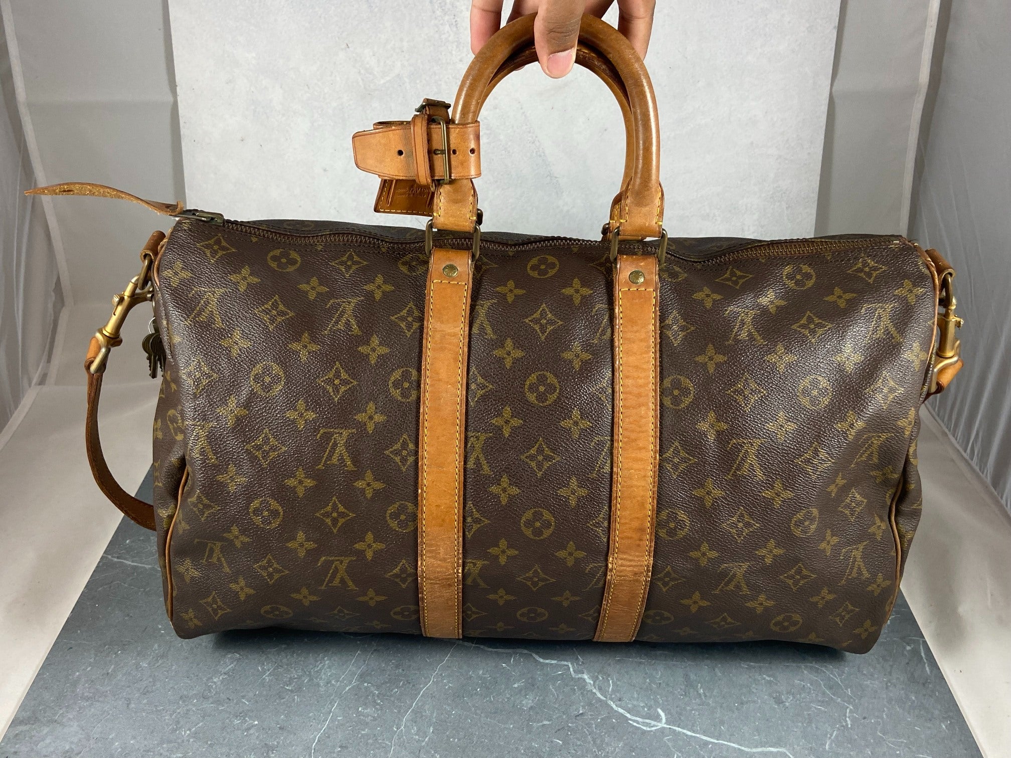 Louis Vuitton Keepall 45 Bandoulière Monogram Canvas