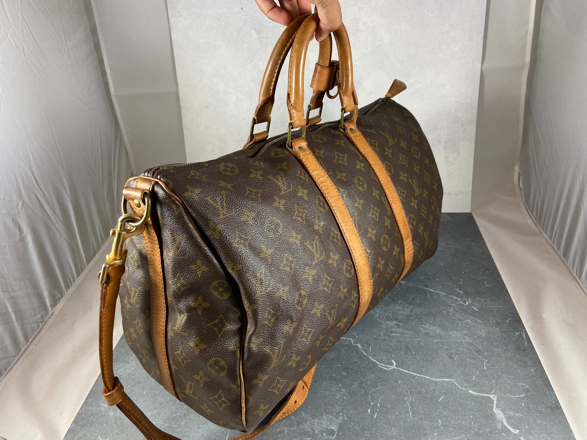 Louis Vuitton Keepall 45 Bandoulière Monogram Canvas