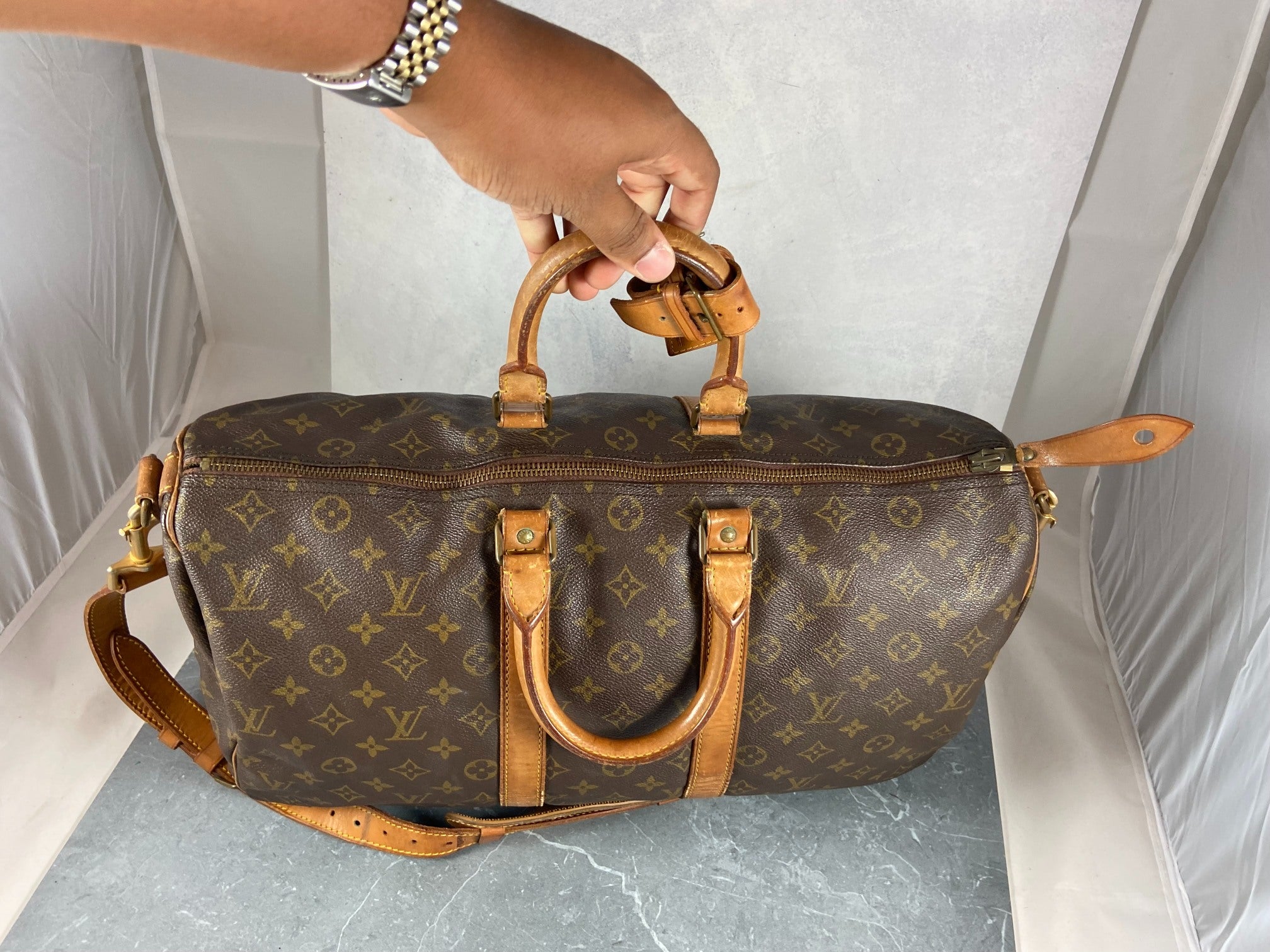 Louis Vuitton Keepall 45 Bandoulière Monogram Canvas