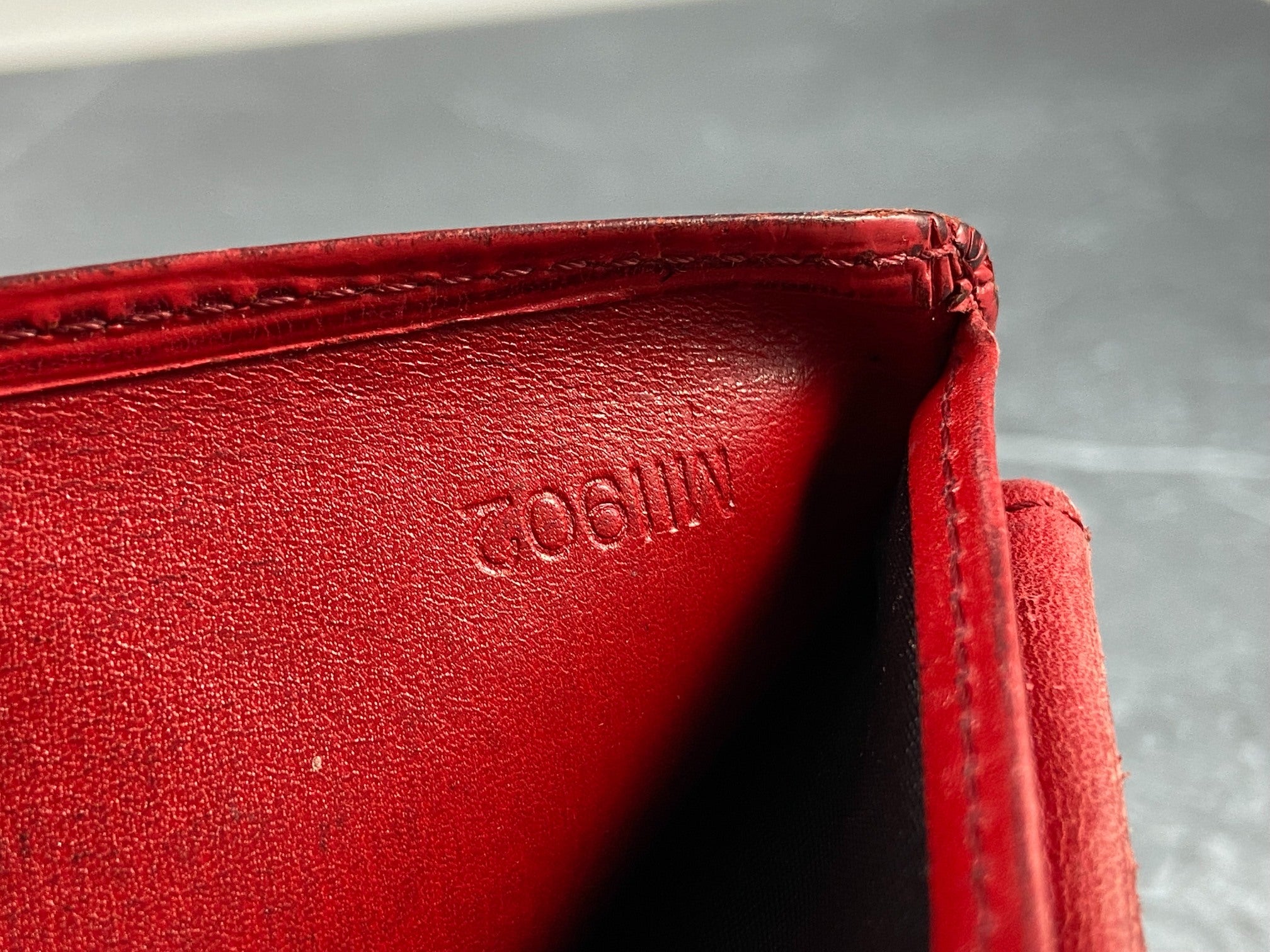 Louis Vuitton Marco Wallet Red Epi Leather