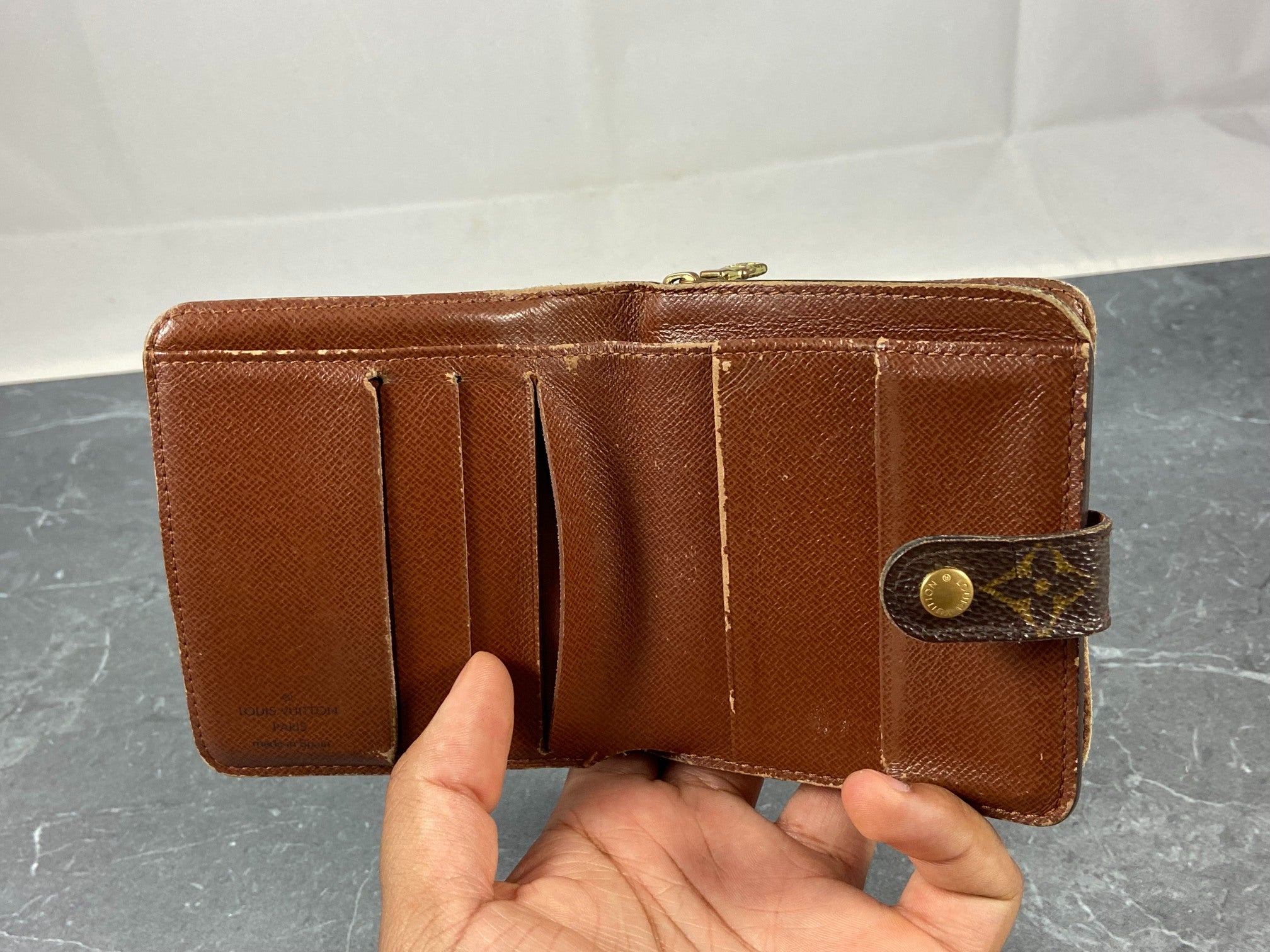 Louis Vuitton Monogram Canvas Zip Around Wallet