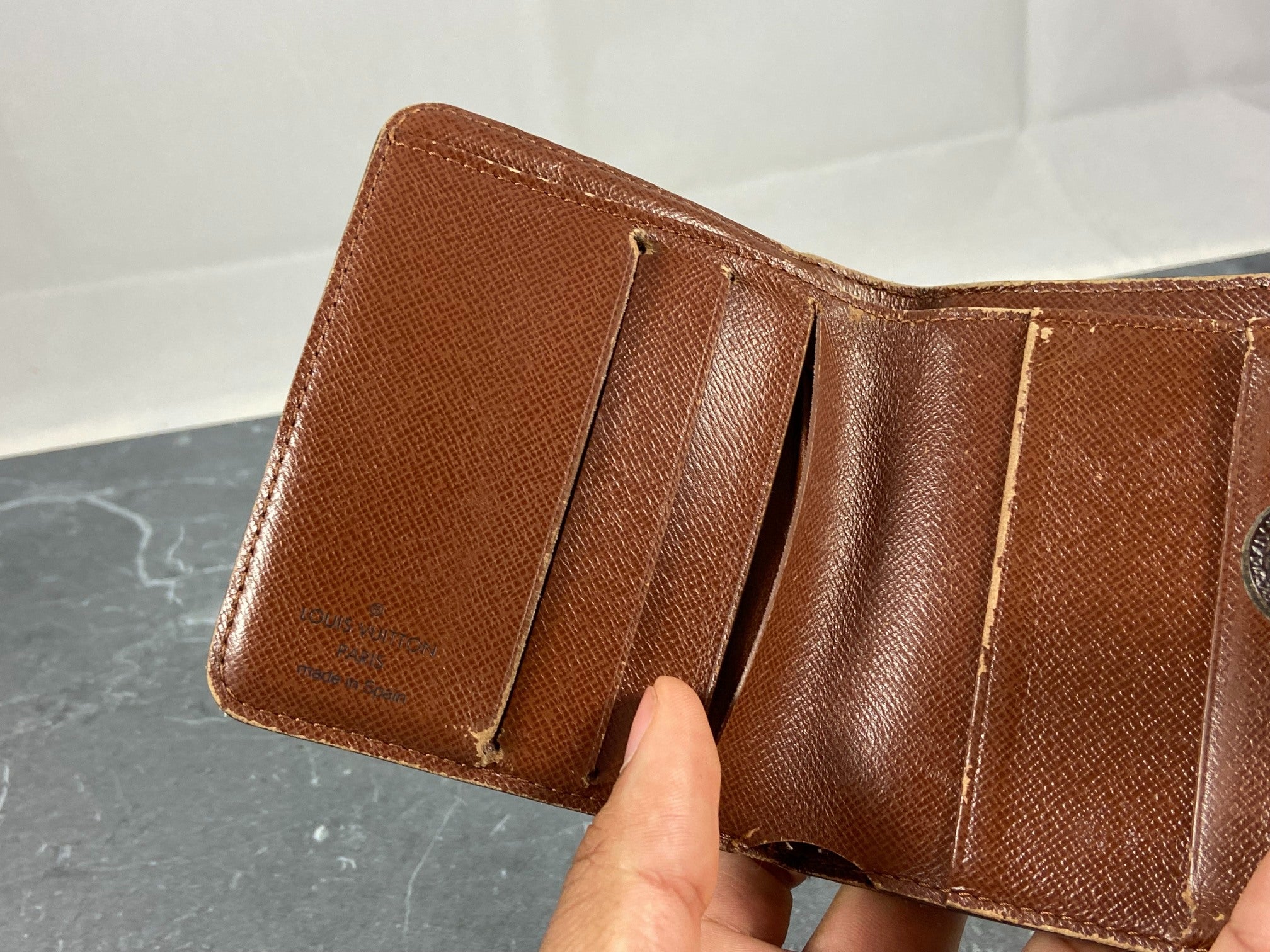 Louis Vuitton Monogram Canvas Zip Around Wallet