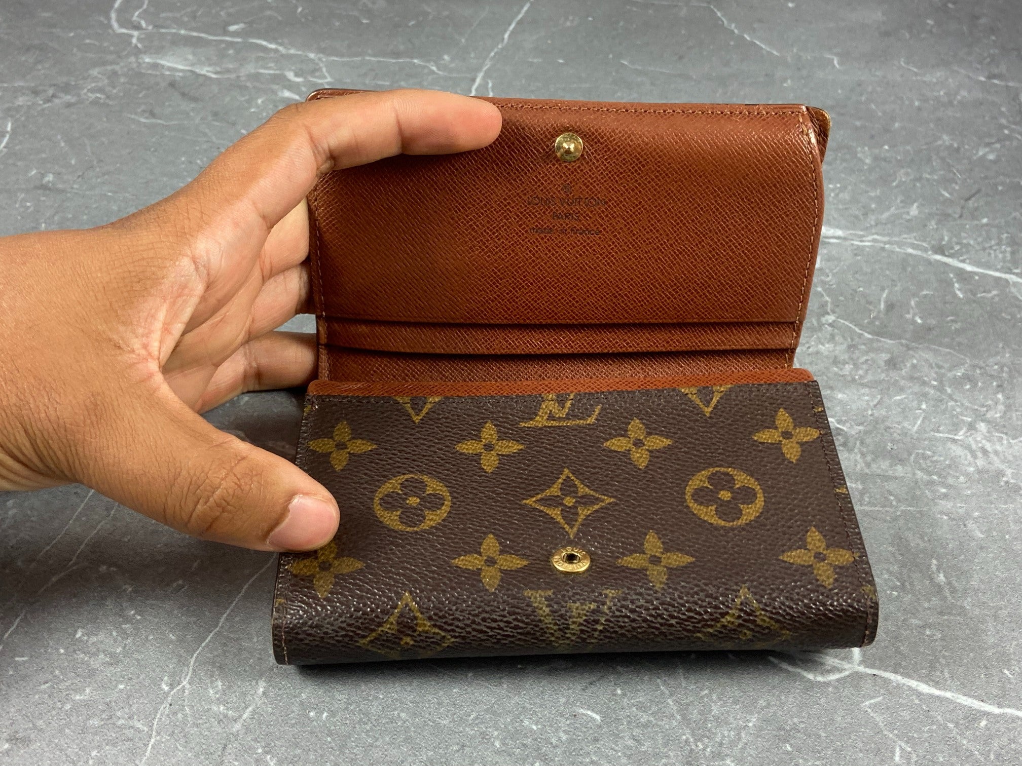 Louis Vuitton Porte-Monnaie Tresor Monogram Canvas