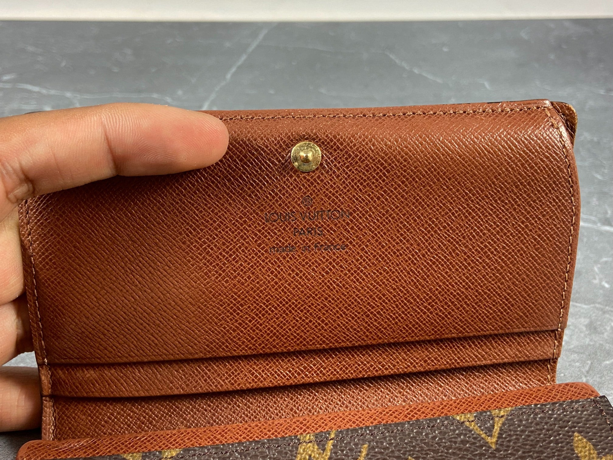 Louis Vuitton Porte-Monnaie Tresor Monogram Canvas