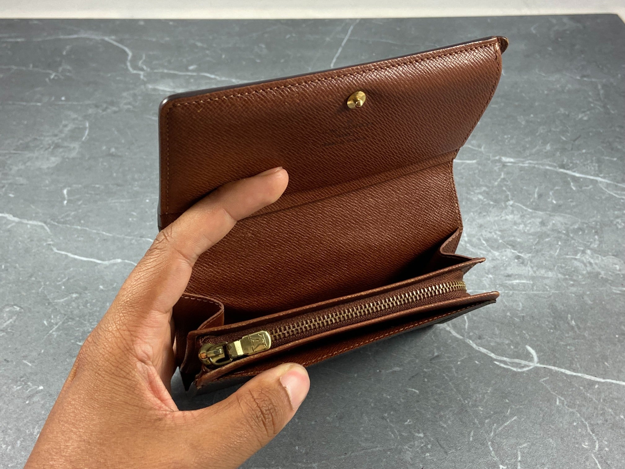 Louis Vuitton Porte-Monnaie Tresor Monogram Canvas