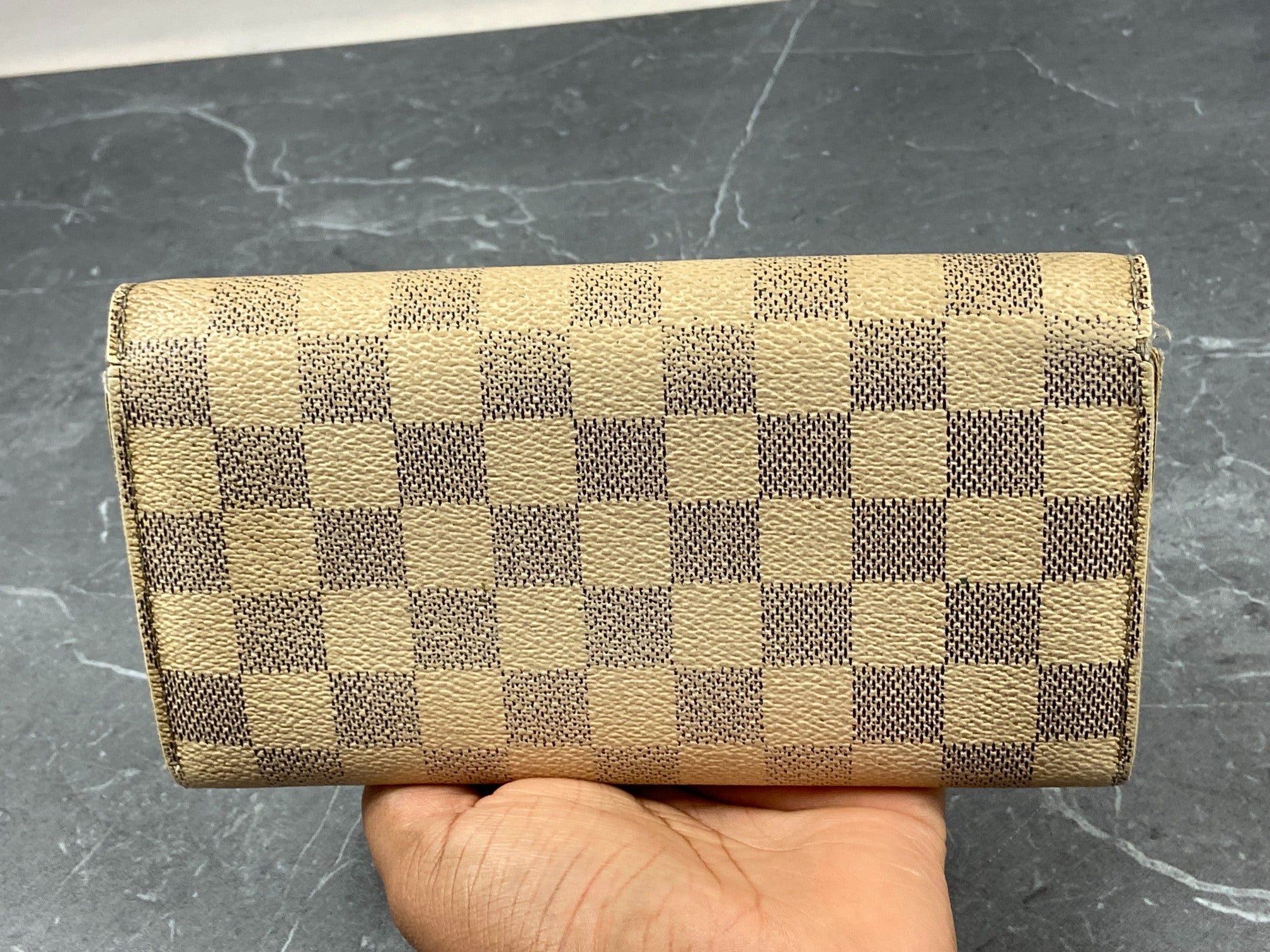 Louis Vuitton Sarah Wallet Damier Azur Canvas