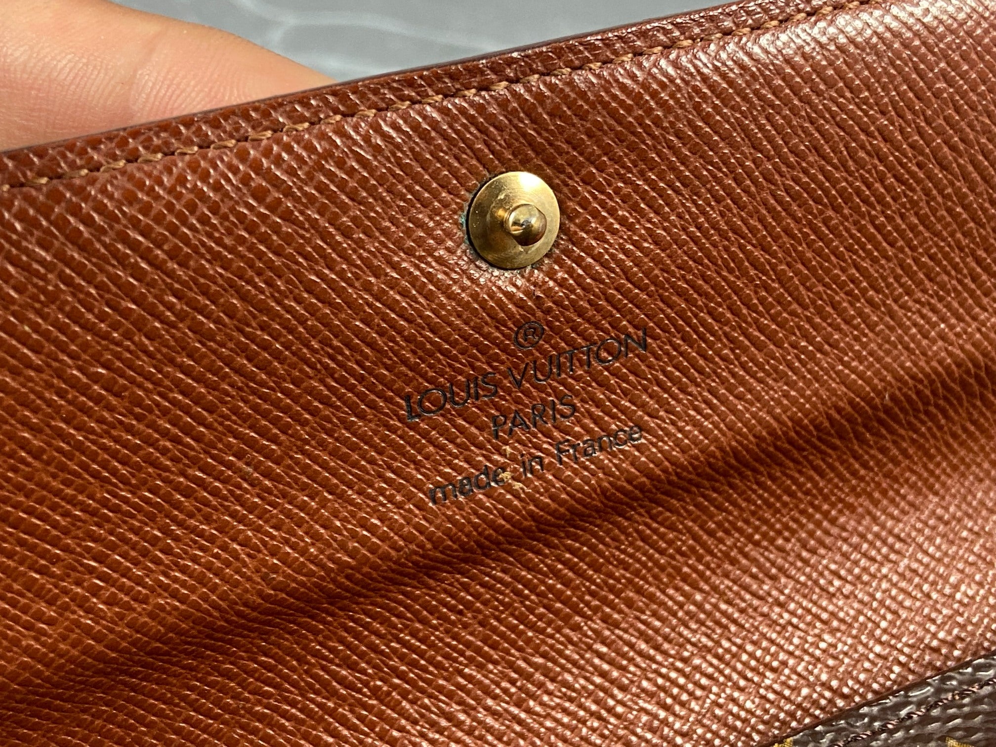 Louis Vuitton Porte Tresor Etui Wallet Monogram Canvas