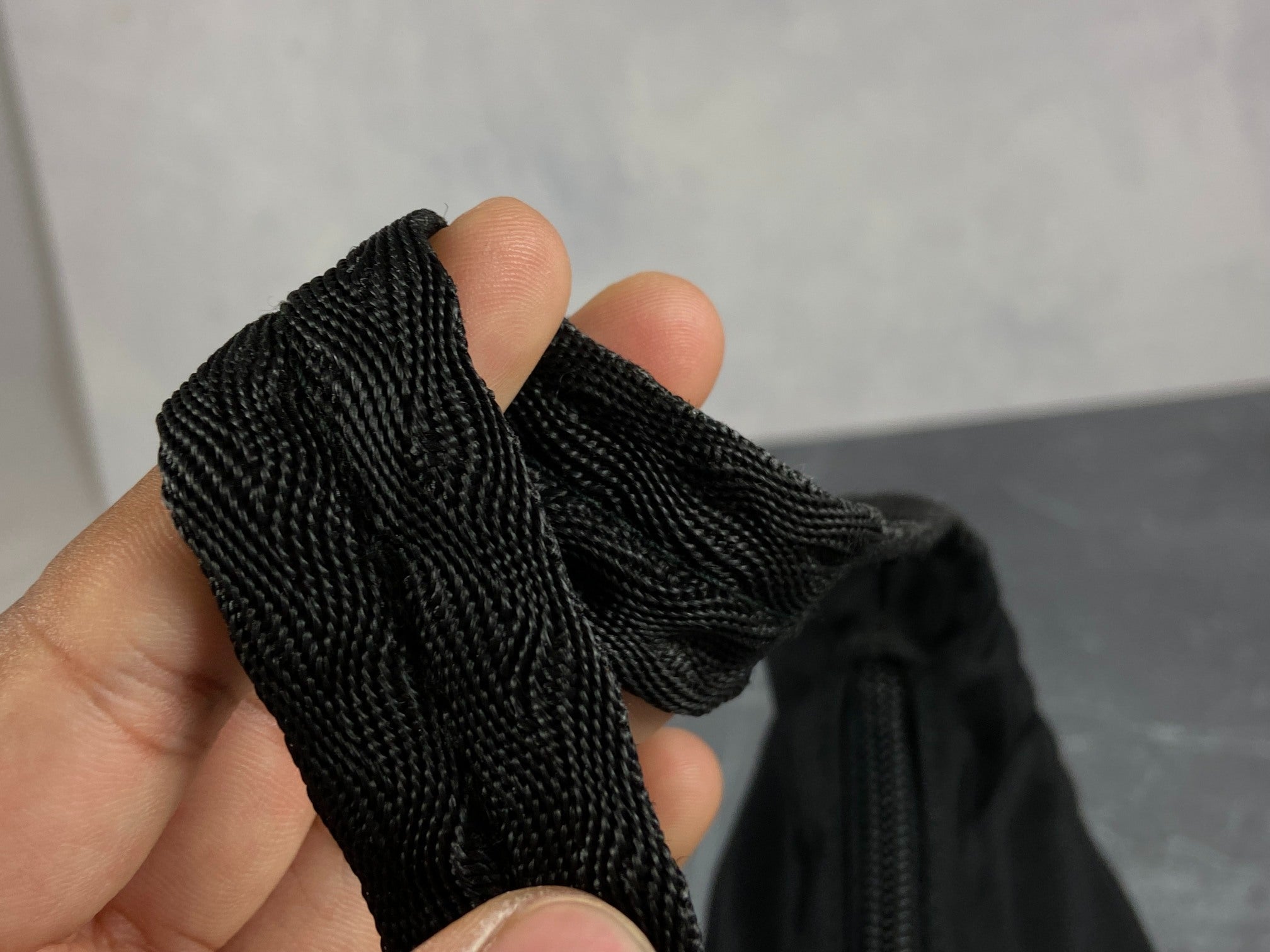 Prada Tessuto Hobo Mini Bag / Pochette Black