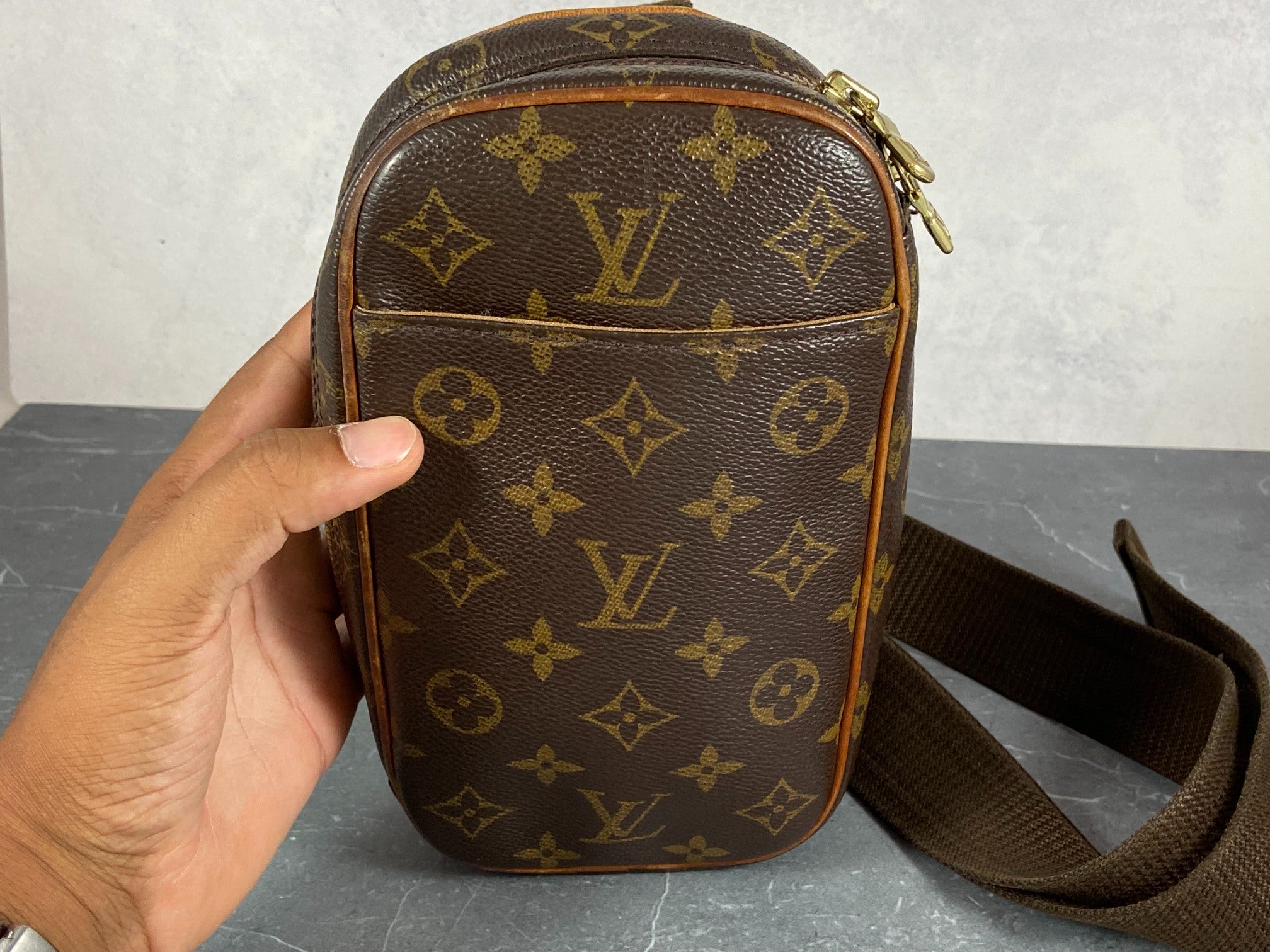 Louis Vuitton Pochette Gange Bum Bag Monogram Canvas