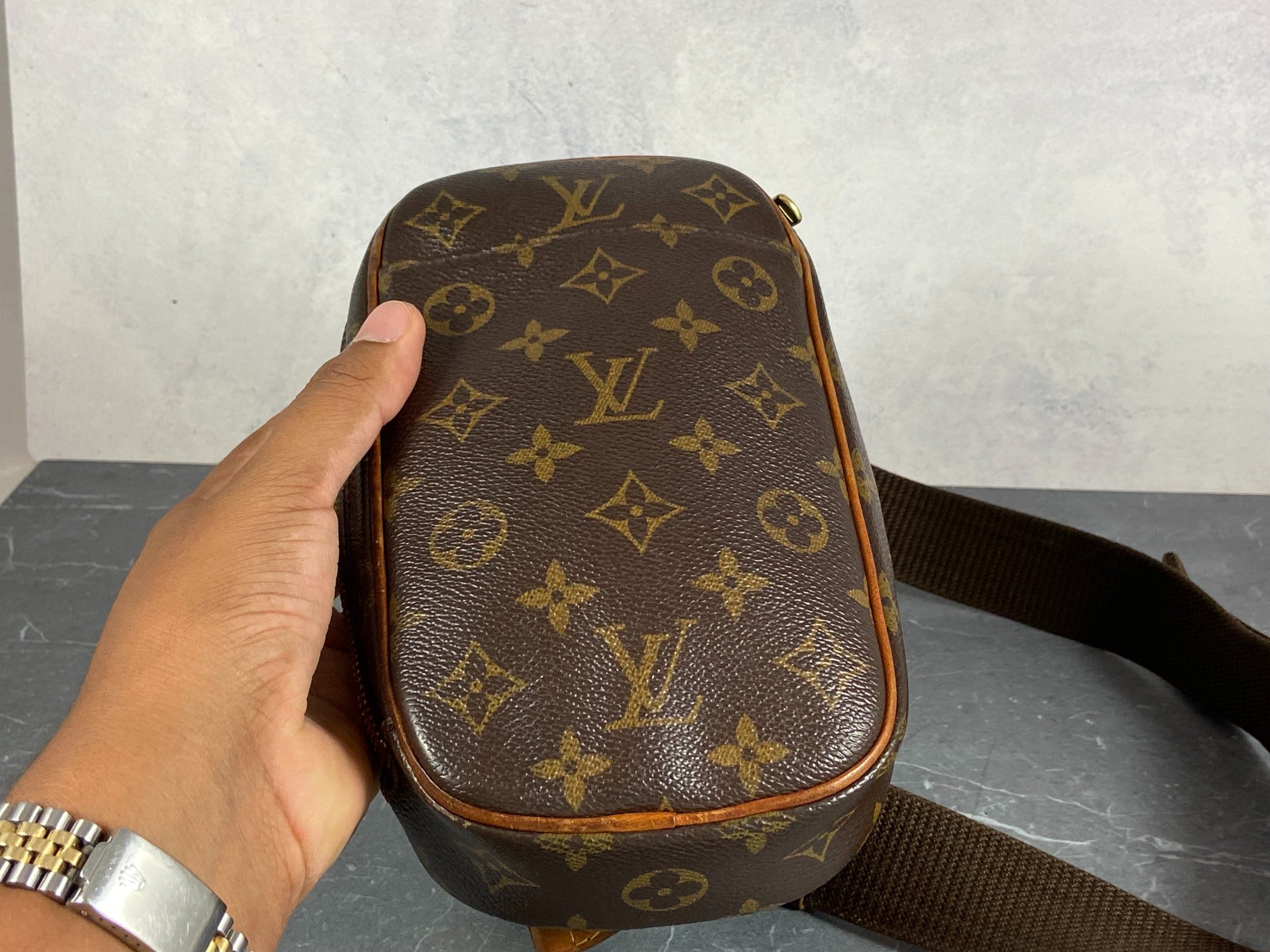 Louis Vuitton Pochette Gange Bum Bag Monogram Canvas