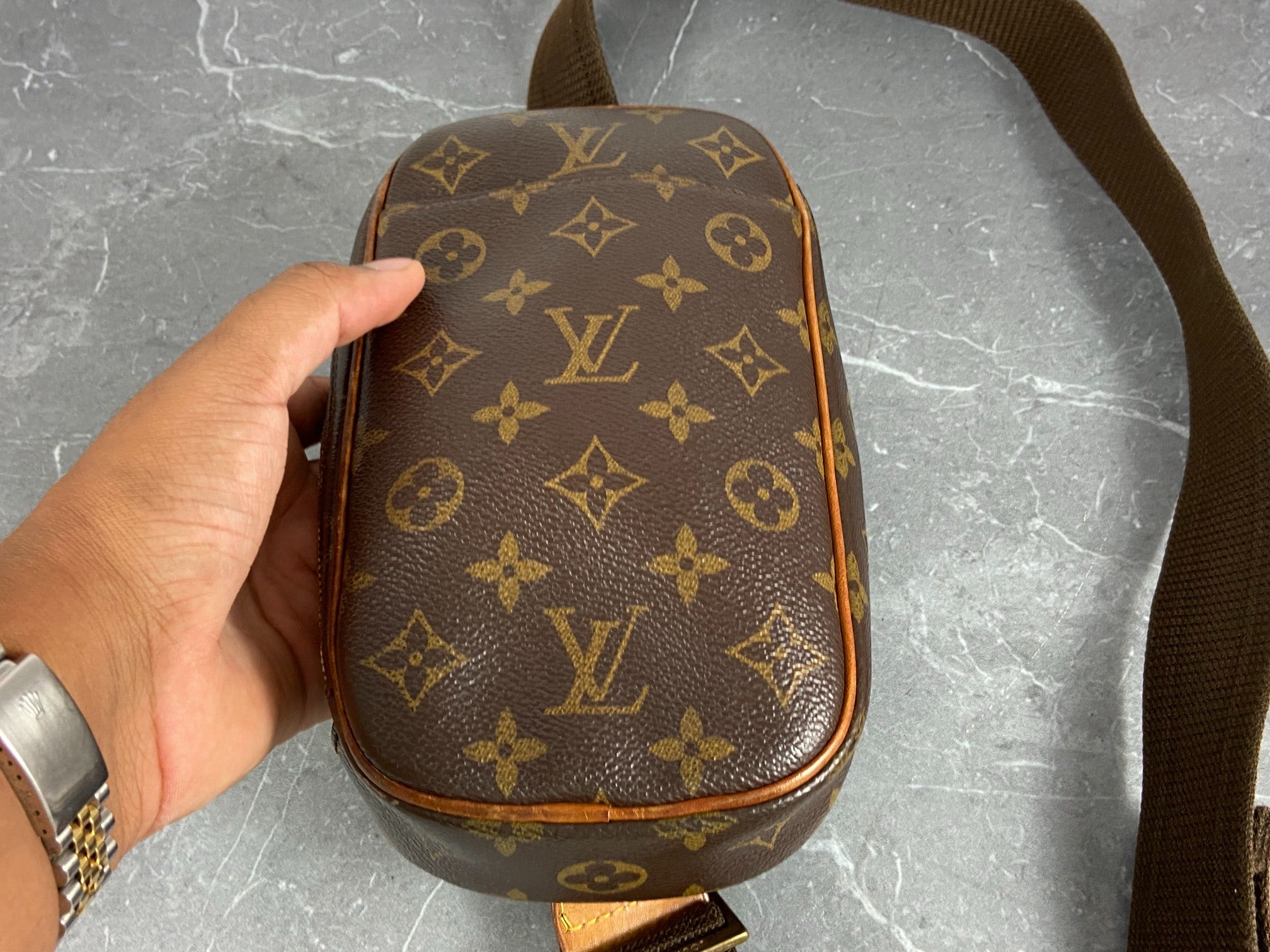 Louis Vuitton Pochette Gange Bum Bag Monogram Canvas