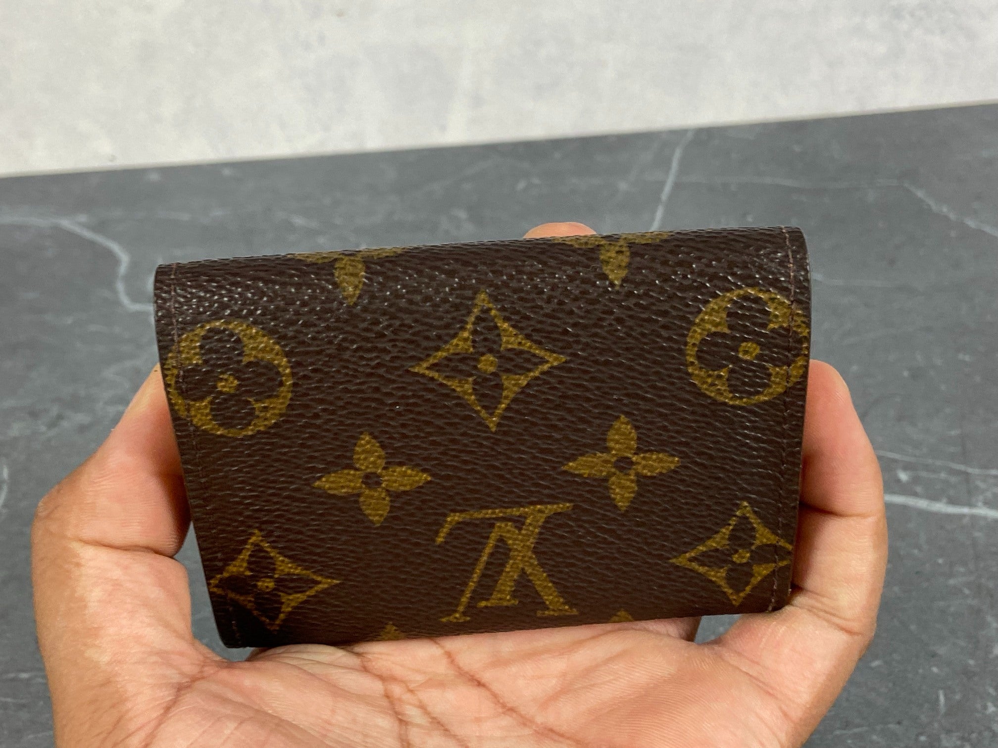 Louis Vuitton Small Wallet / Card Case Monogram Canvas